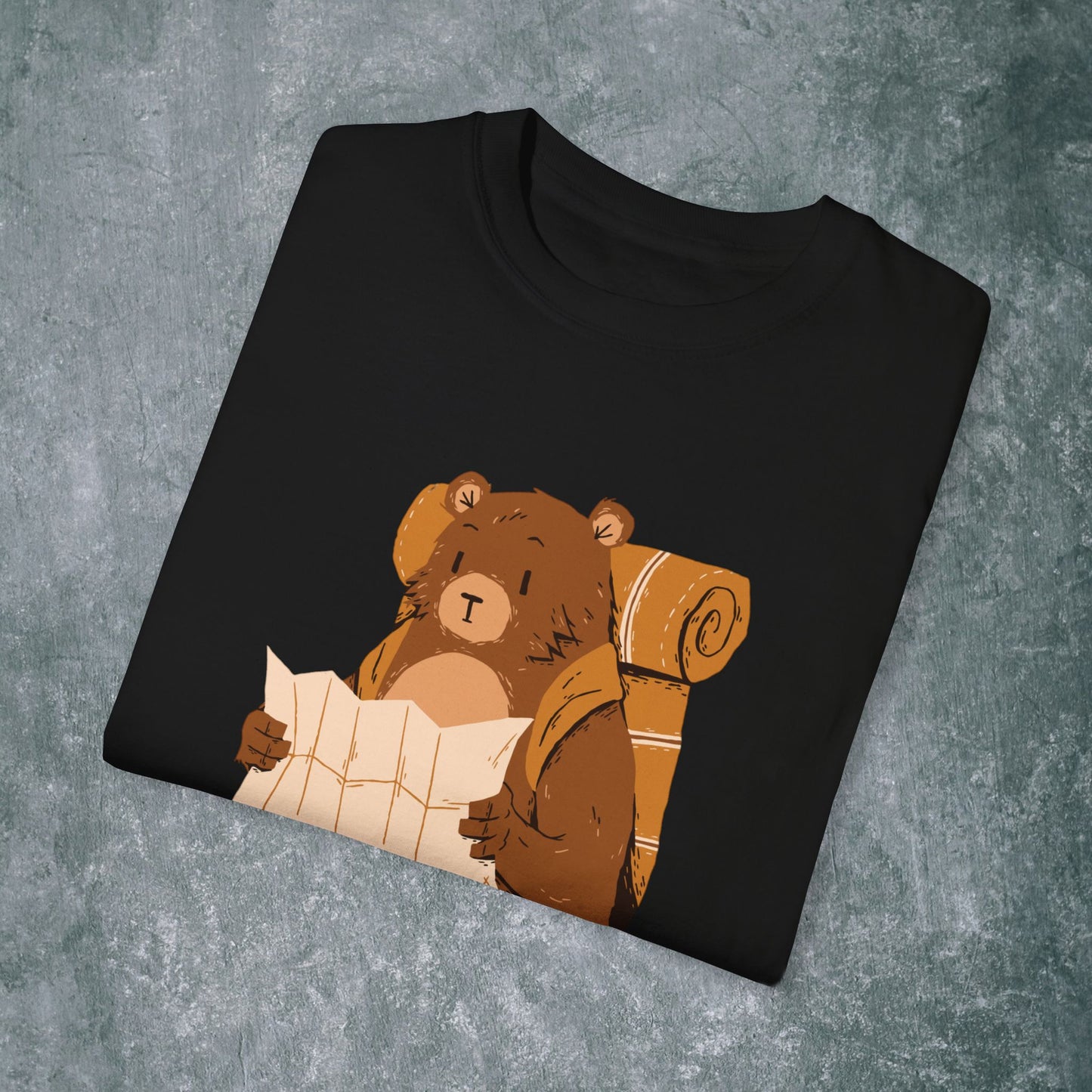 Explore Bear Unisex Garment-Dyed T-Shirt