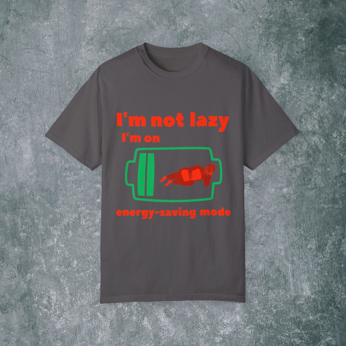 Unisex Energy-Saving Mode T-Shirt - Perfect for Lazy Days!