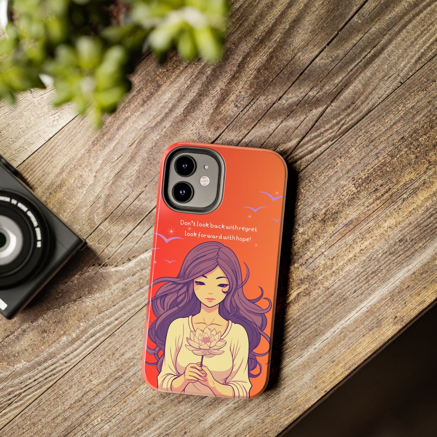Inspirational Tough Phone Case - 'Look Forward with Hope' Design