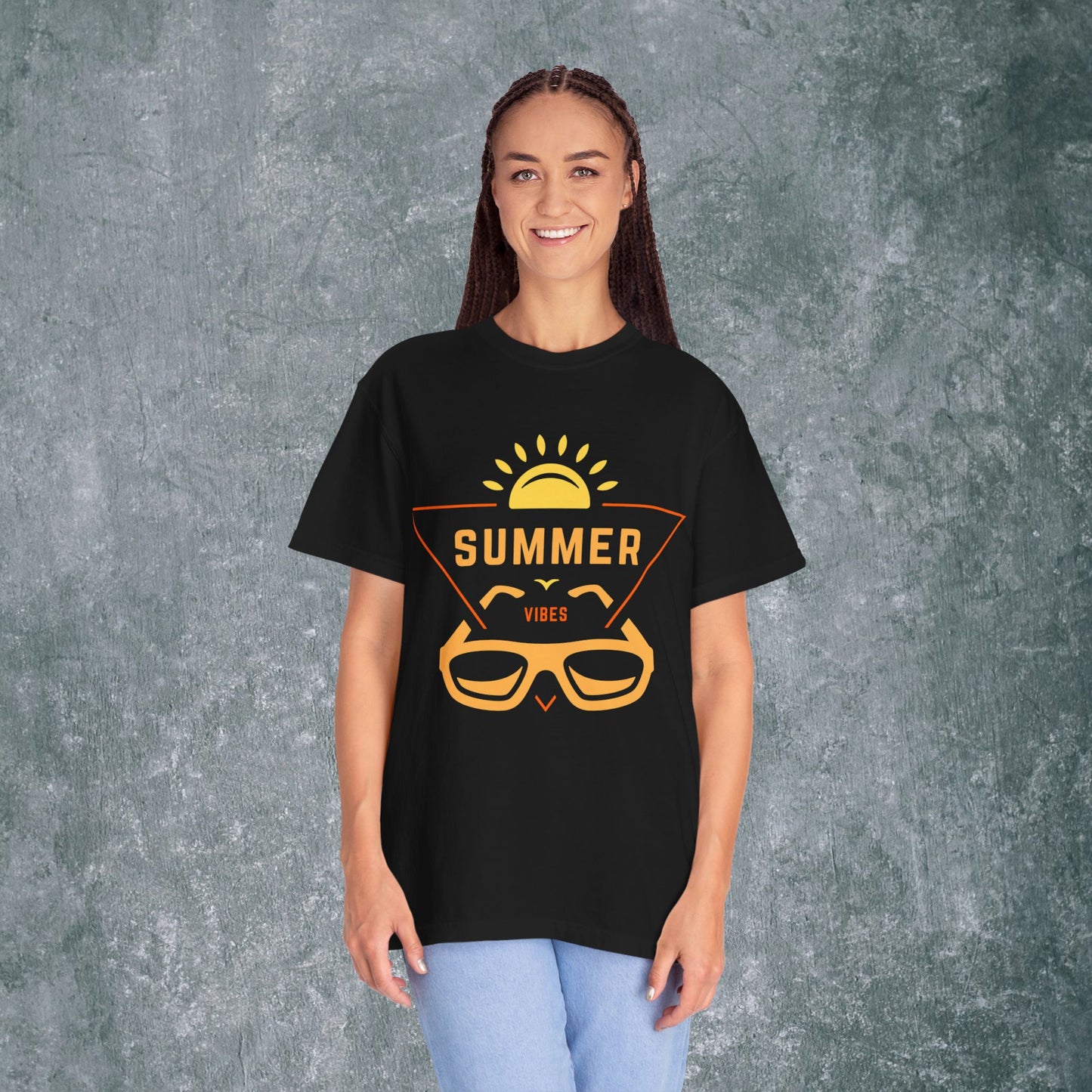 Summer Vibes Unisex Garment-Dyed T-Shirt
