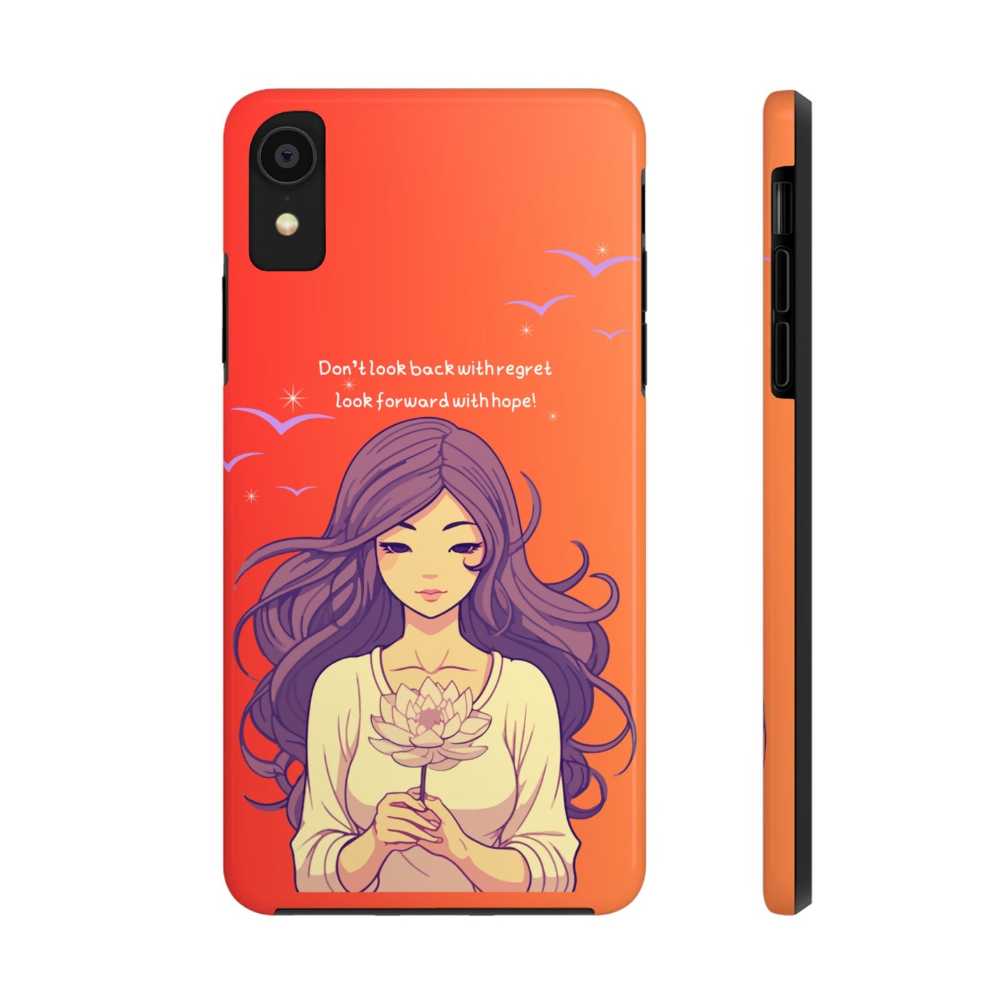 Inspirational Tough Phone Case - 'Look Forward with Hope' Design