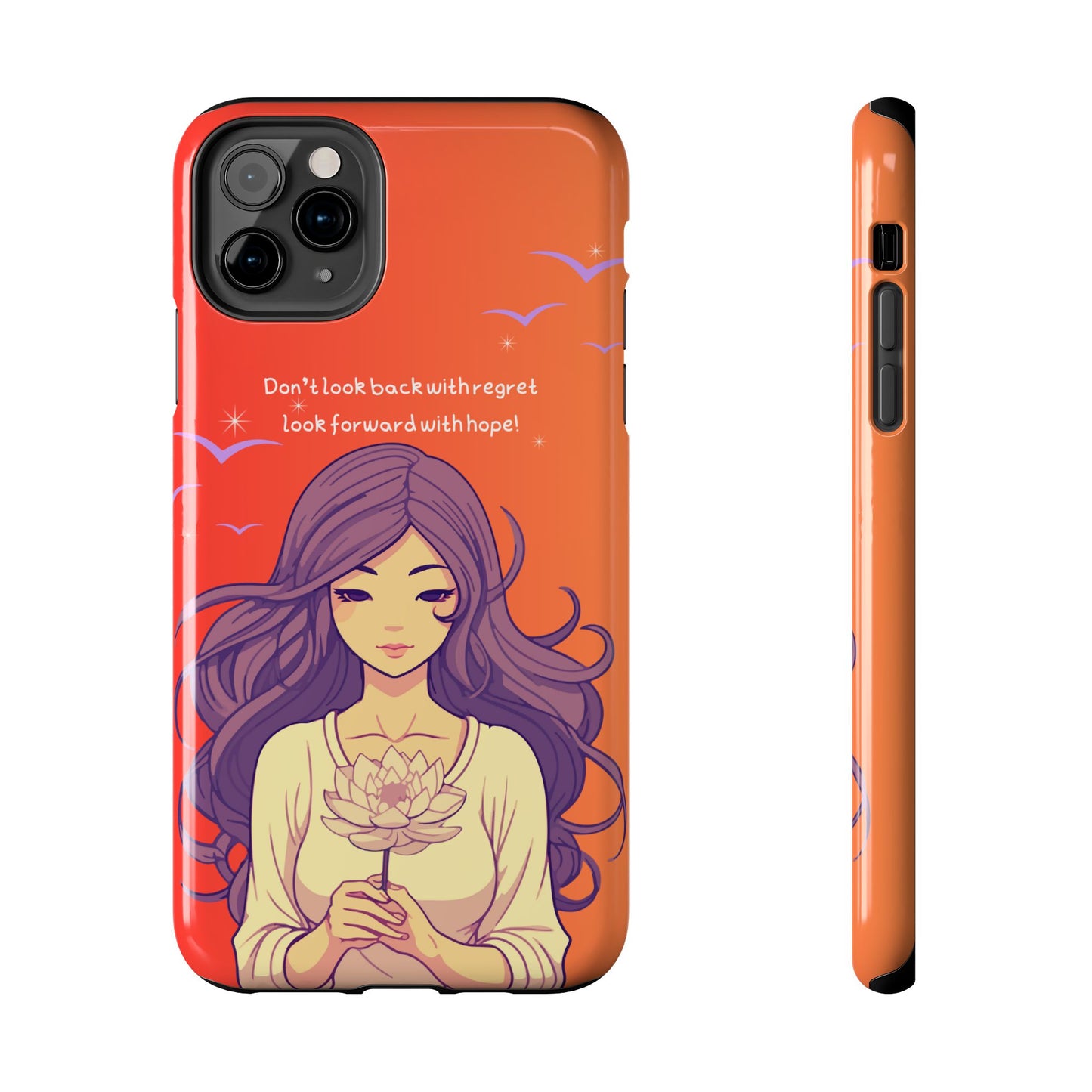 Inspirational Tough Phone Case - 'Look Forward with Hope' Design