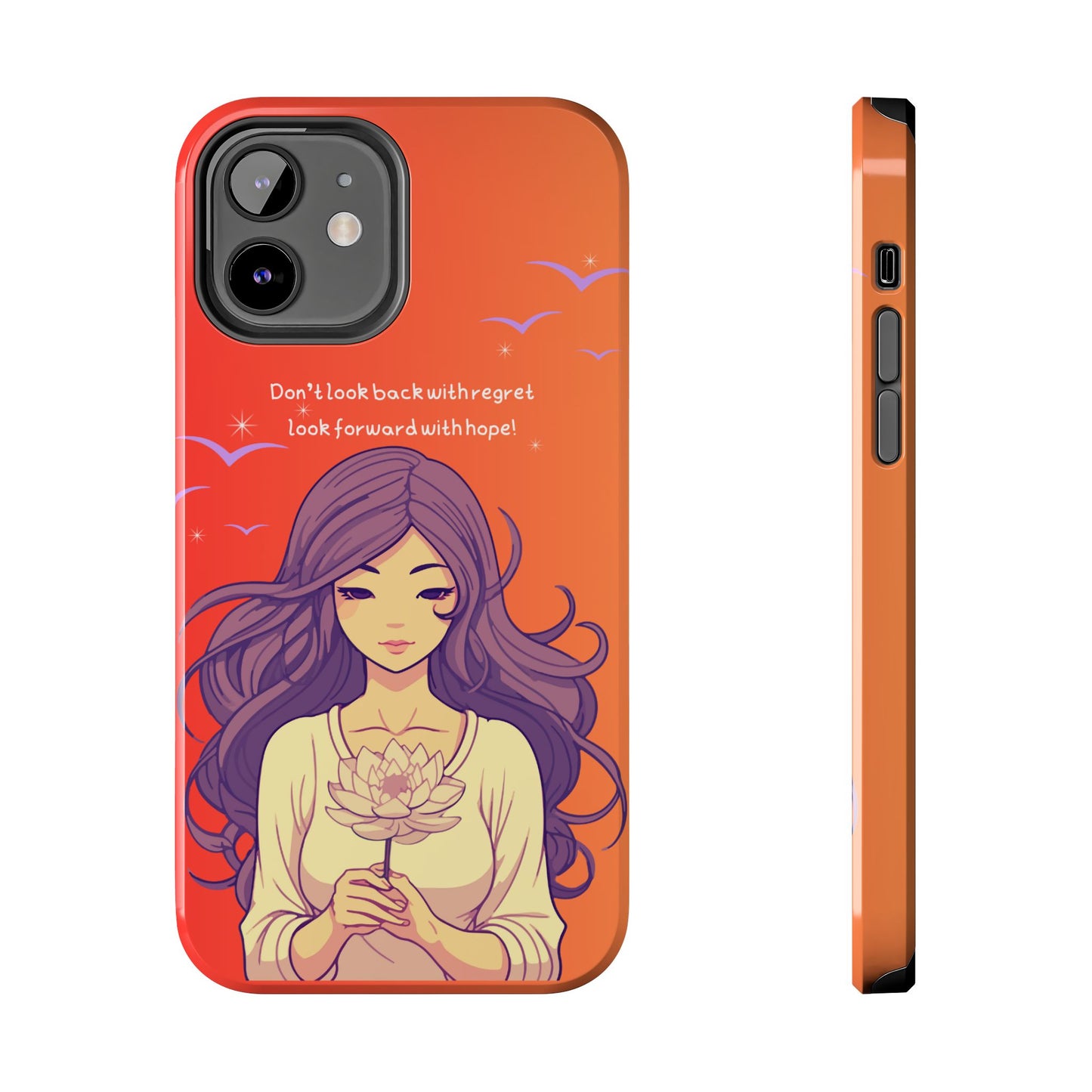 Inspirational Tough Phone Case - 'Look Forward with Hope' Design