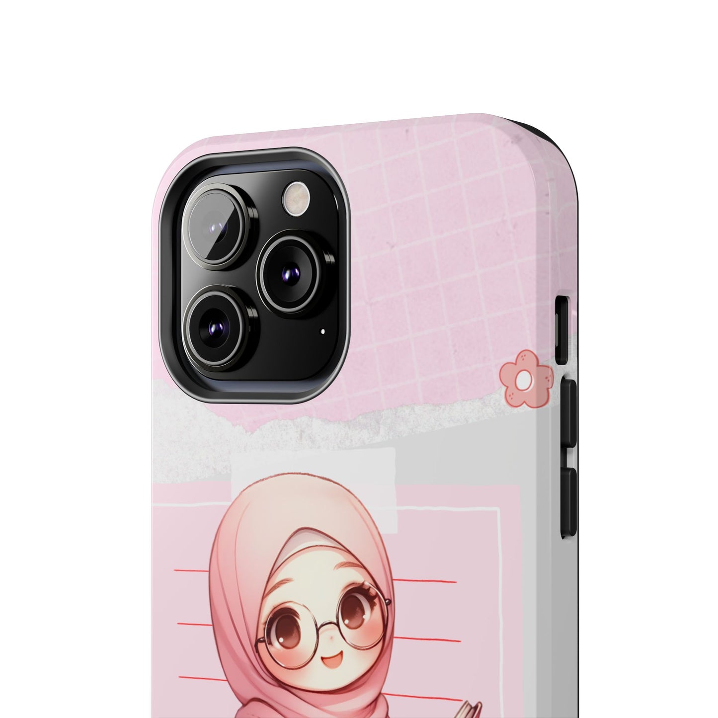 Cute Illustrated Phone Case for Girls - Stylish Tough Phone Cases with Floral Design