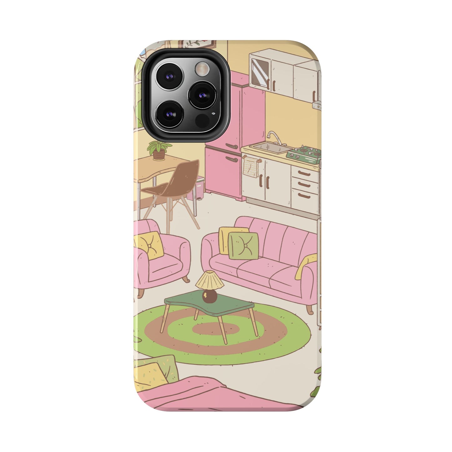 Cozy Home Vibes Tough Phone Case | Fun Living Room Design