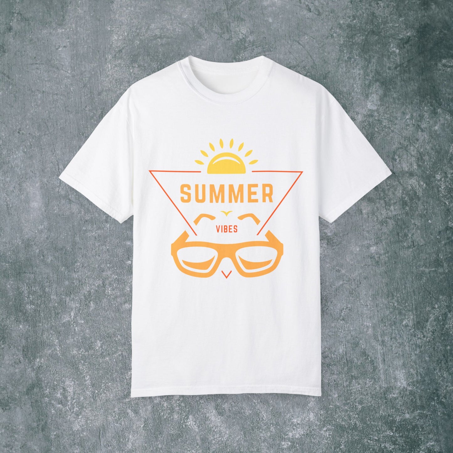 Summer Vibes Unisex Garment-Dyed T-Shirt