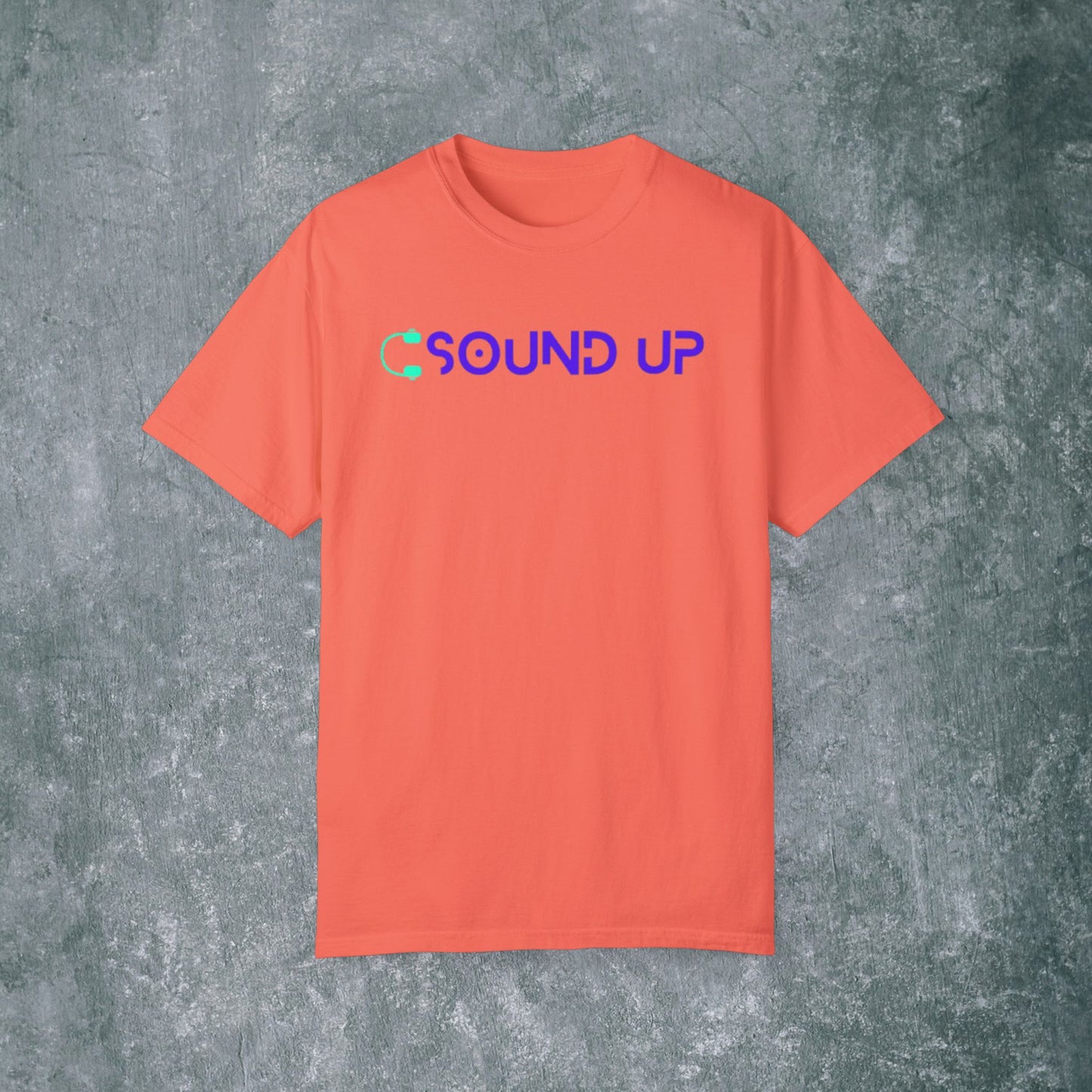 Sound Up T-Shirt for Music Lovers - With Back Print