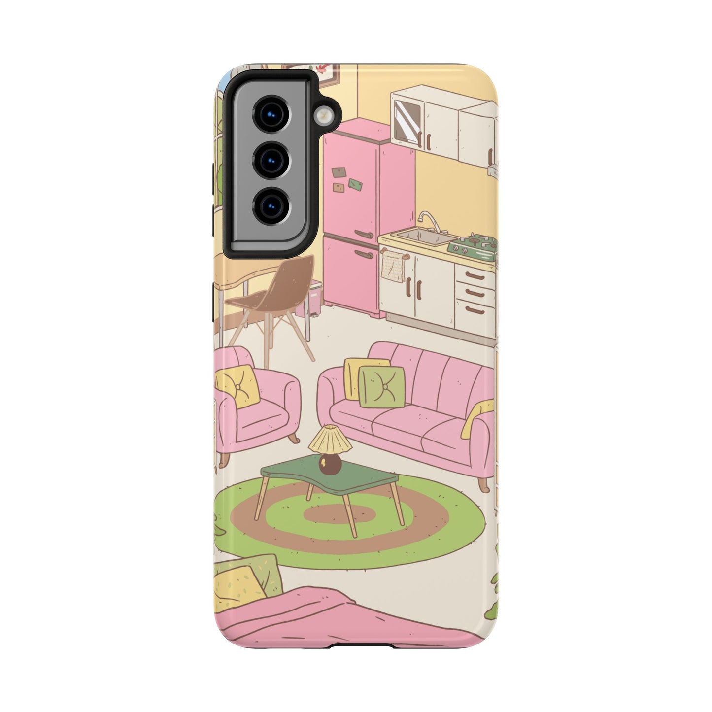 Cozy Home Vibes Tough Phone Case | Fun Living Room Design