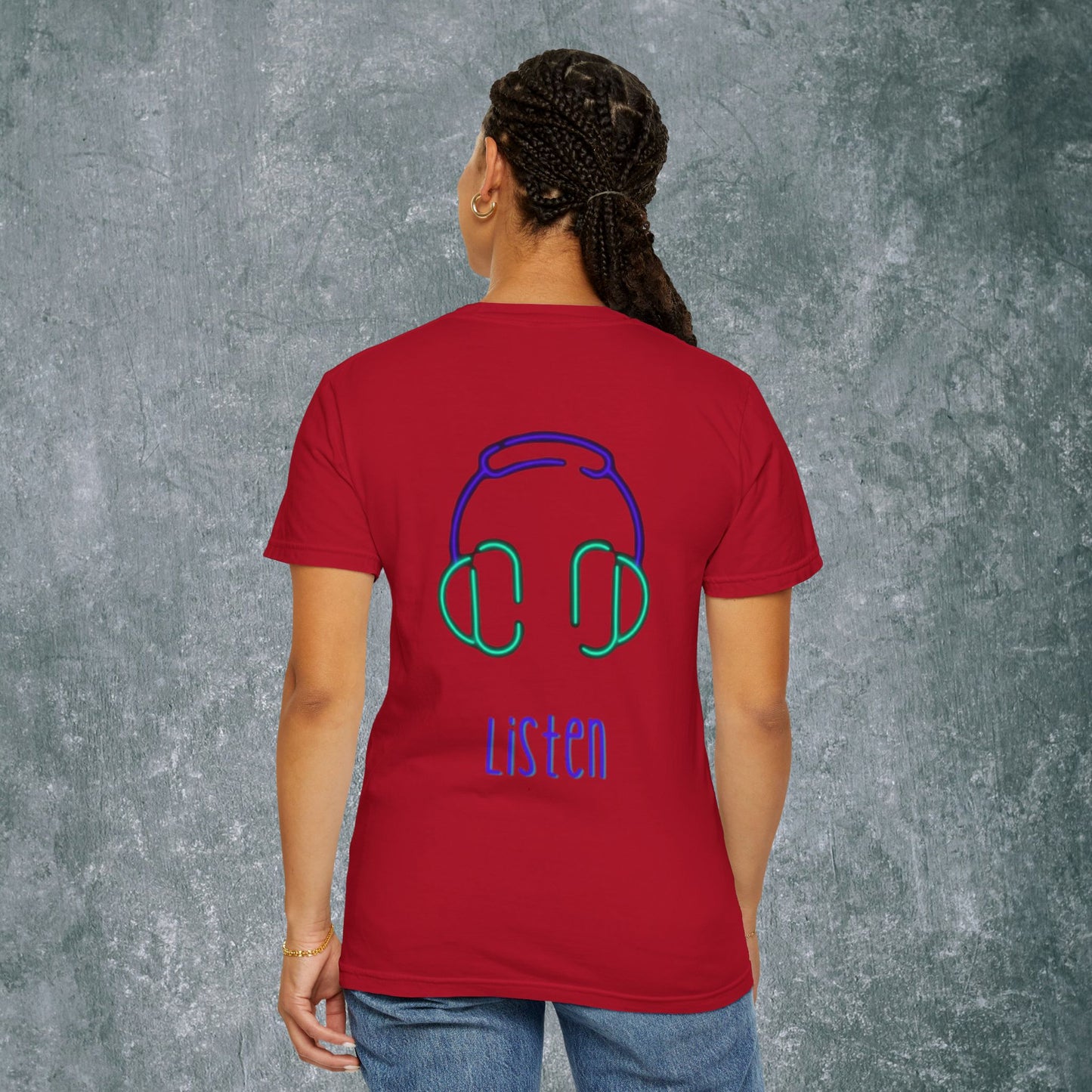 Sound Up T-Shirt for Music Lovers - With Back Print