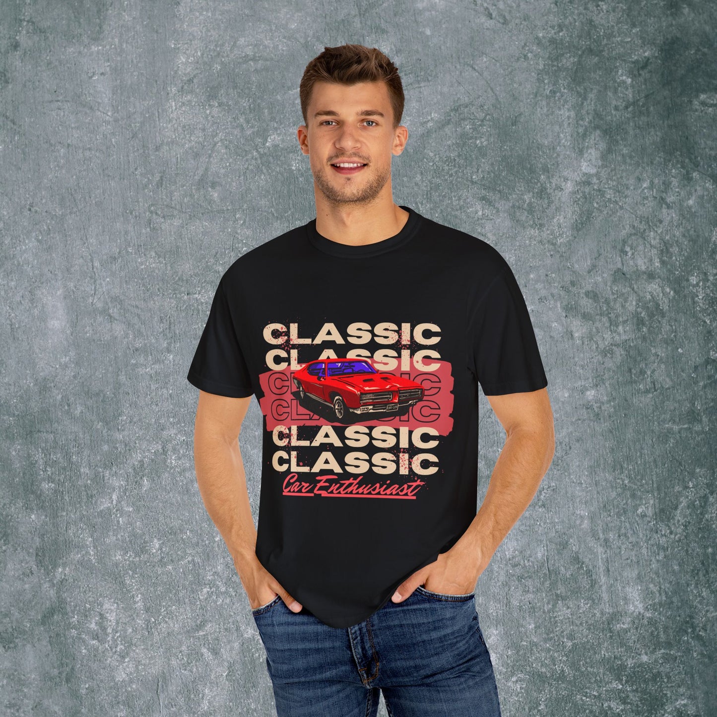 Classic Car Enthusiast Unisex Garment-Dyed T-Shirt