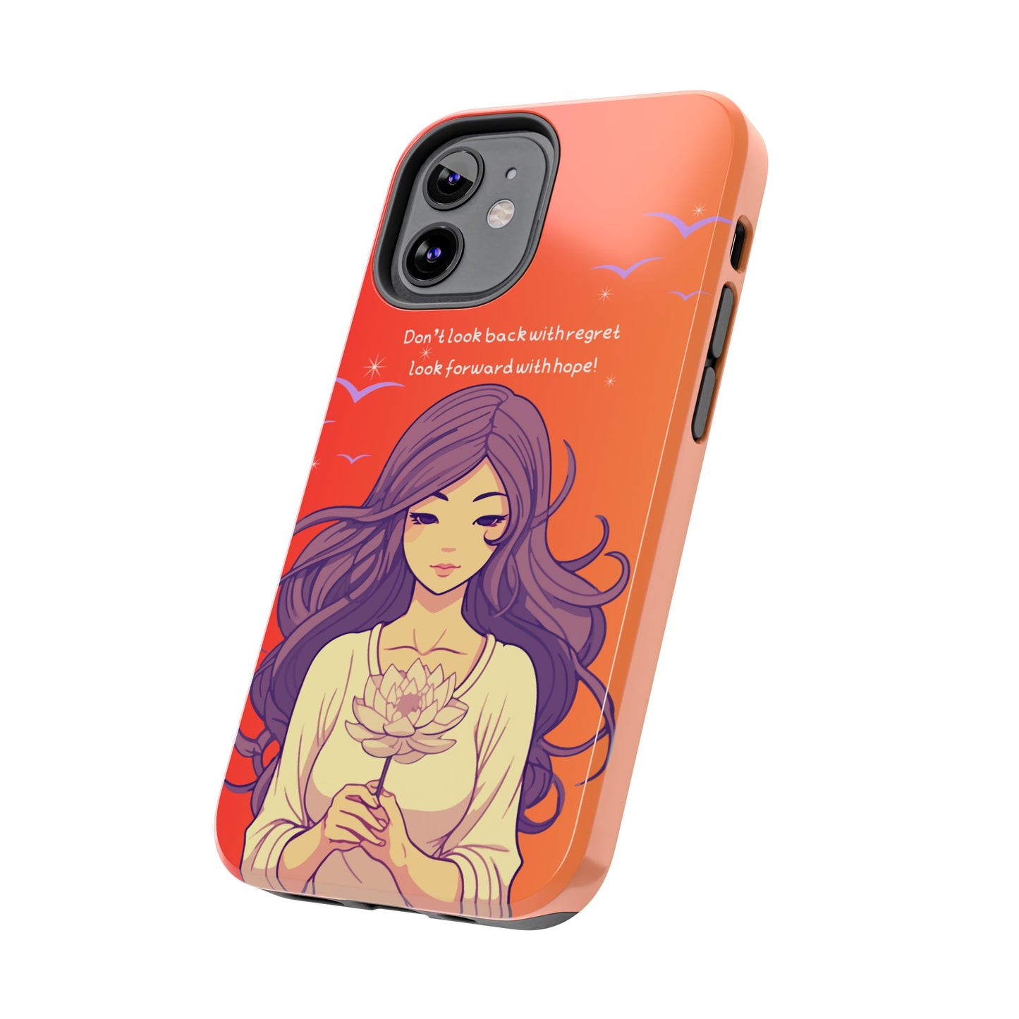 Inspirational Tough Phone Case - 'Look Forward with Hope' Design