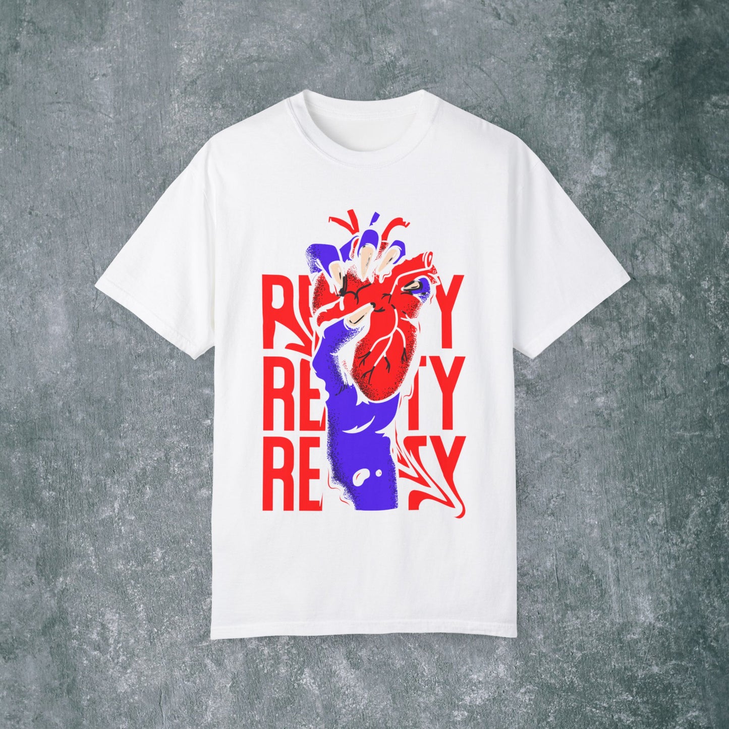 Vibrant Heart Unisex Garment-Dyed T-Shirt