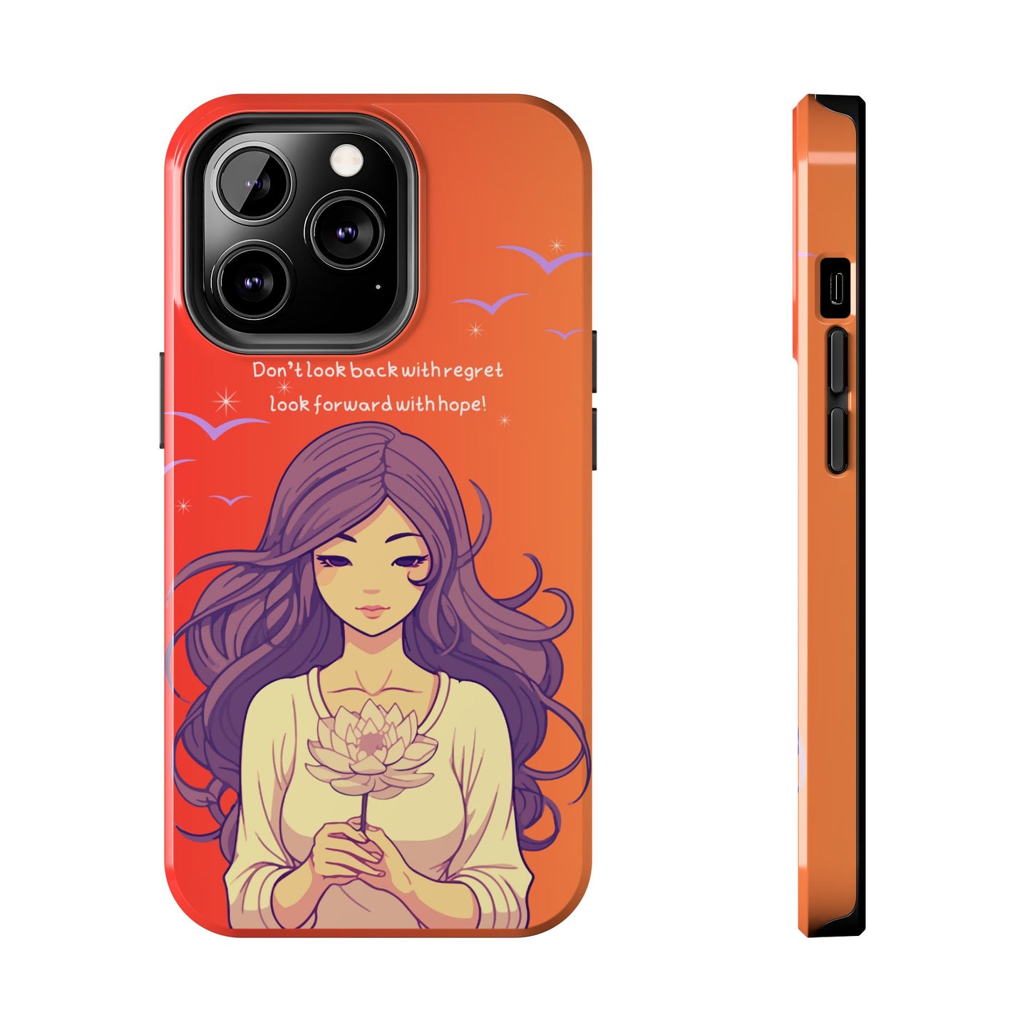 Inspirational Tough Phone Case - 'Look Forward with Hope' Design