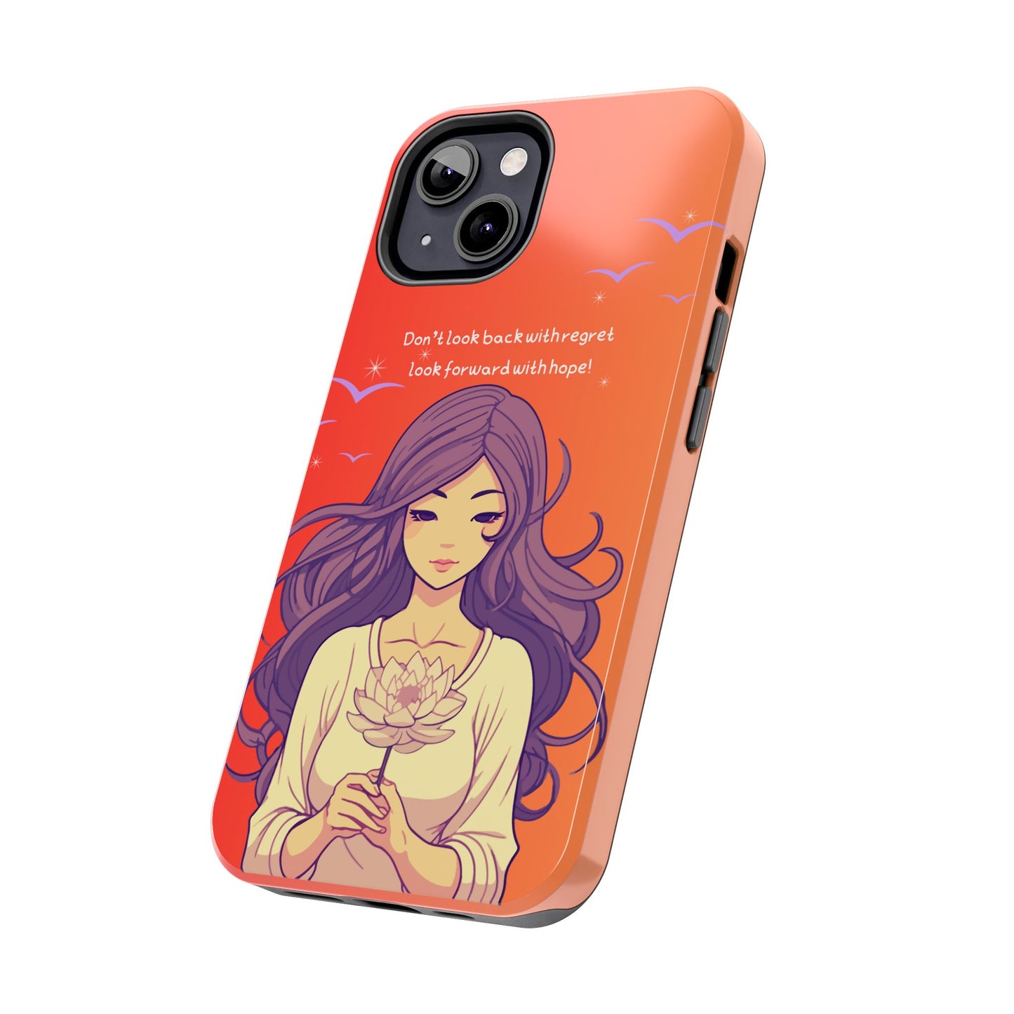 Inspirational Tough Phone Case - 'Look Forward with Hope' Design