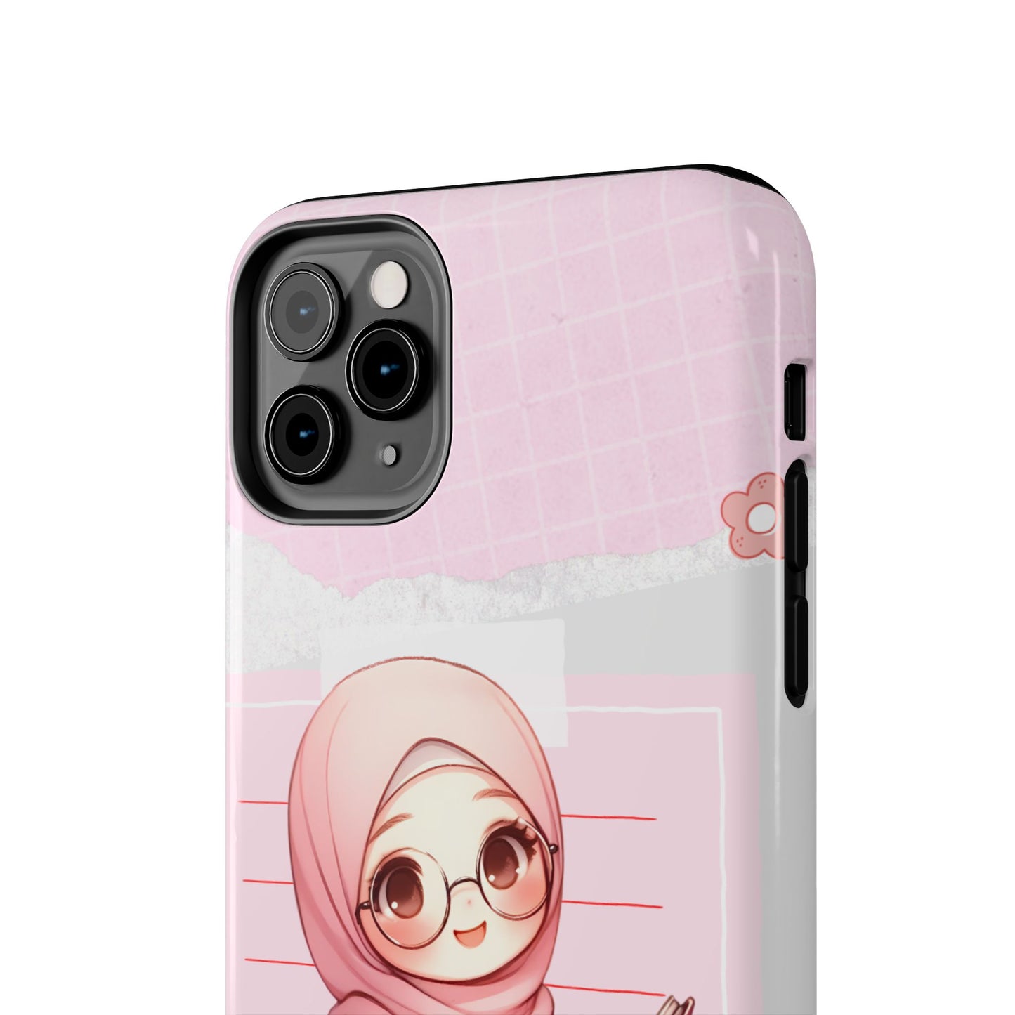 Cute Illustrated Phone Case for Girls - Stylish Tough Phone Cases with Floral Design