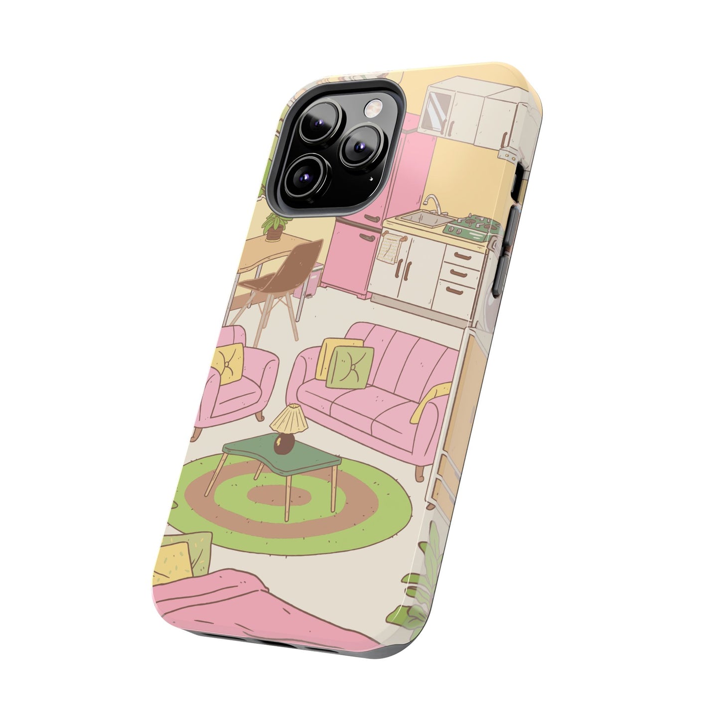 Cozy Home Vibes Tough Phone Case | Fun Living Room Design