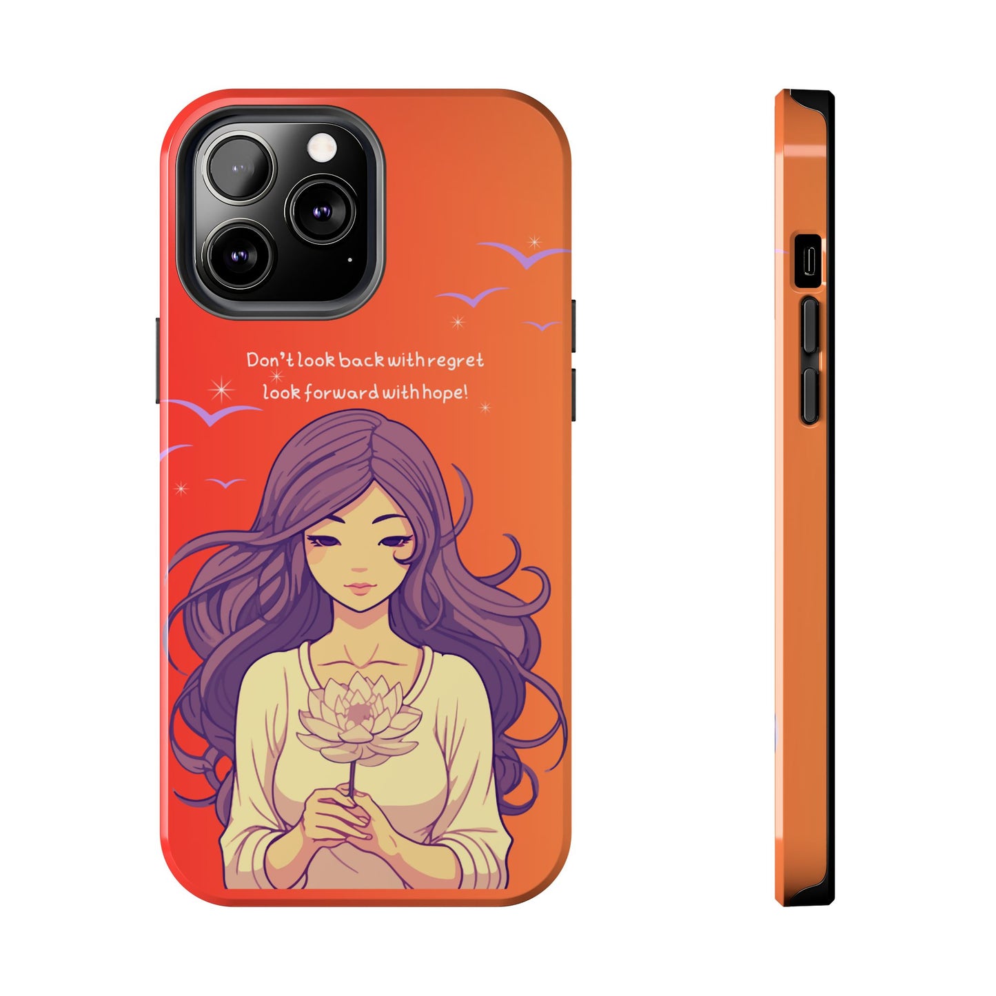 Inspirational Tough Phone Case - 'Look Forward with Hope' Design