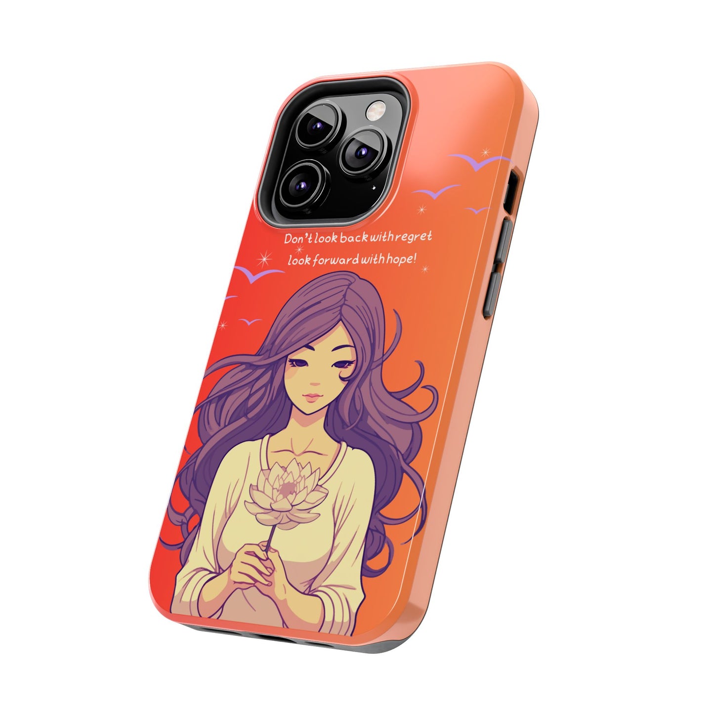 Inspirational Tough Phone Case - 'Look Forward with Hope' Design