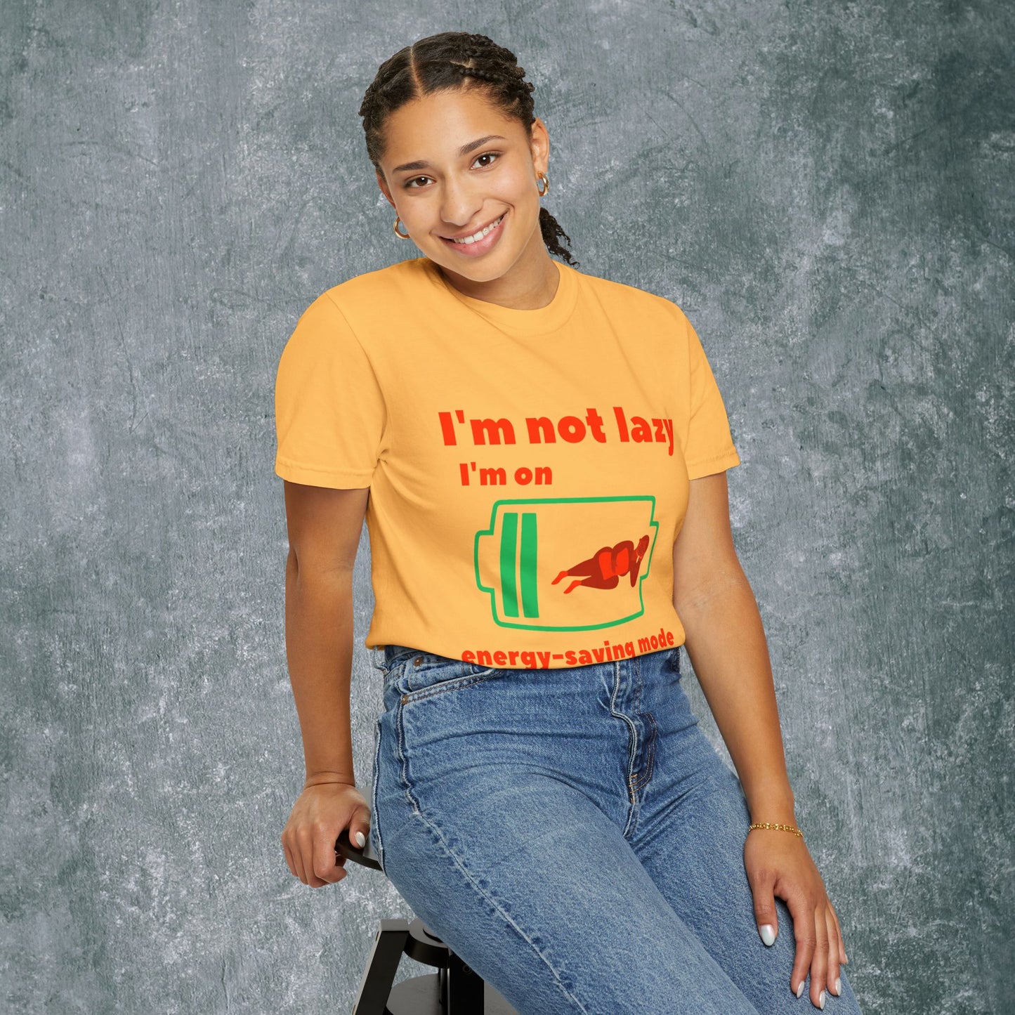 Unisex Energy-Saving Mode T-Shirt - Perfect for Lazy Days!