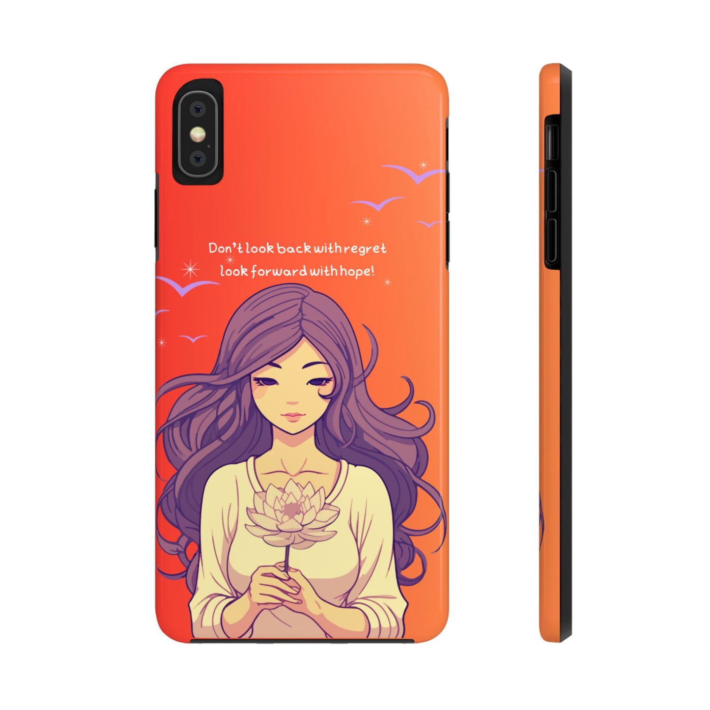 Inspirational Tough Phone Case - 'Look Forward with Hope' Design