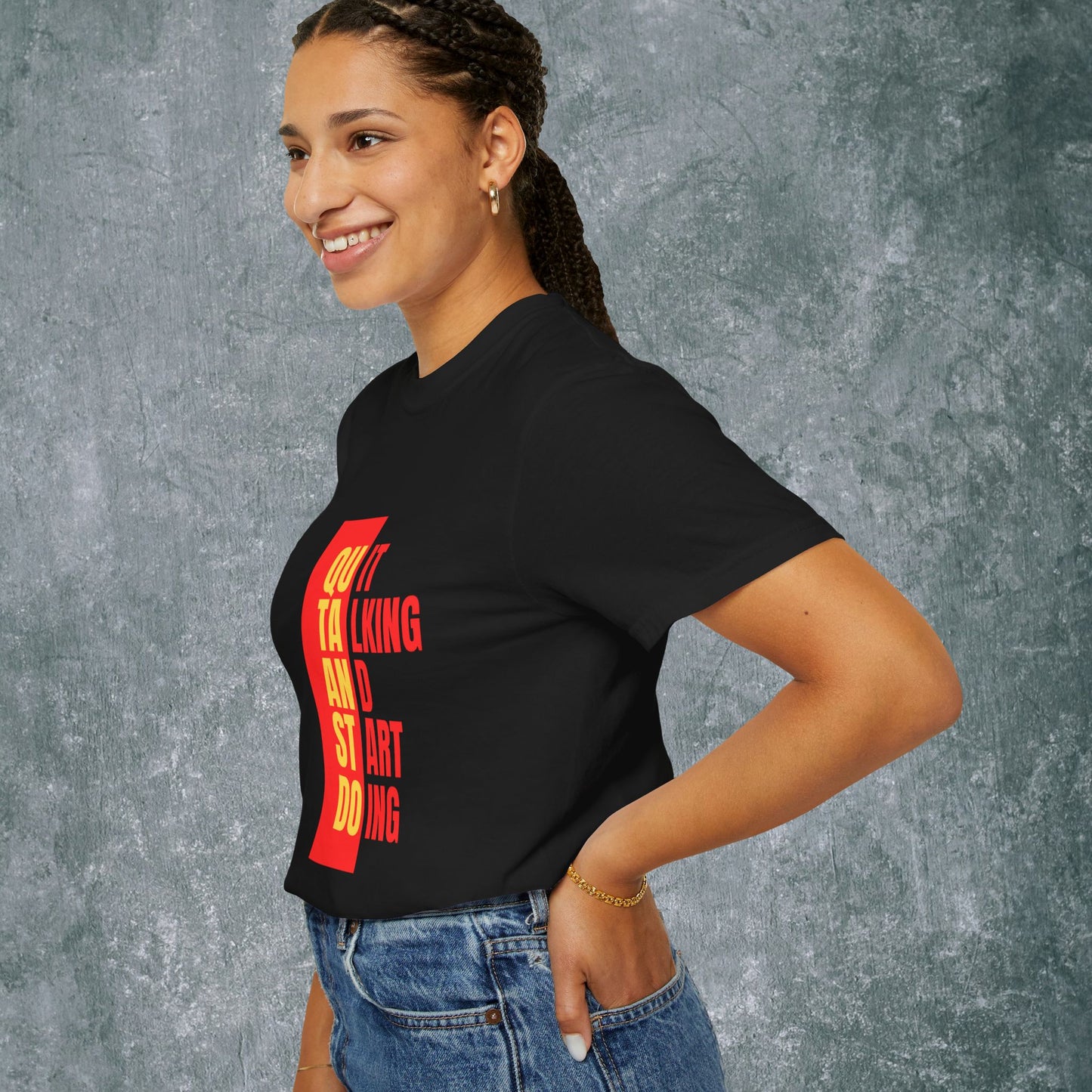 Unisex Garment-Dyed T-Shirt - Trendy Graphic Tee