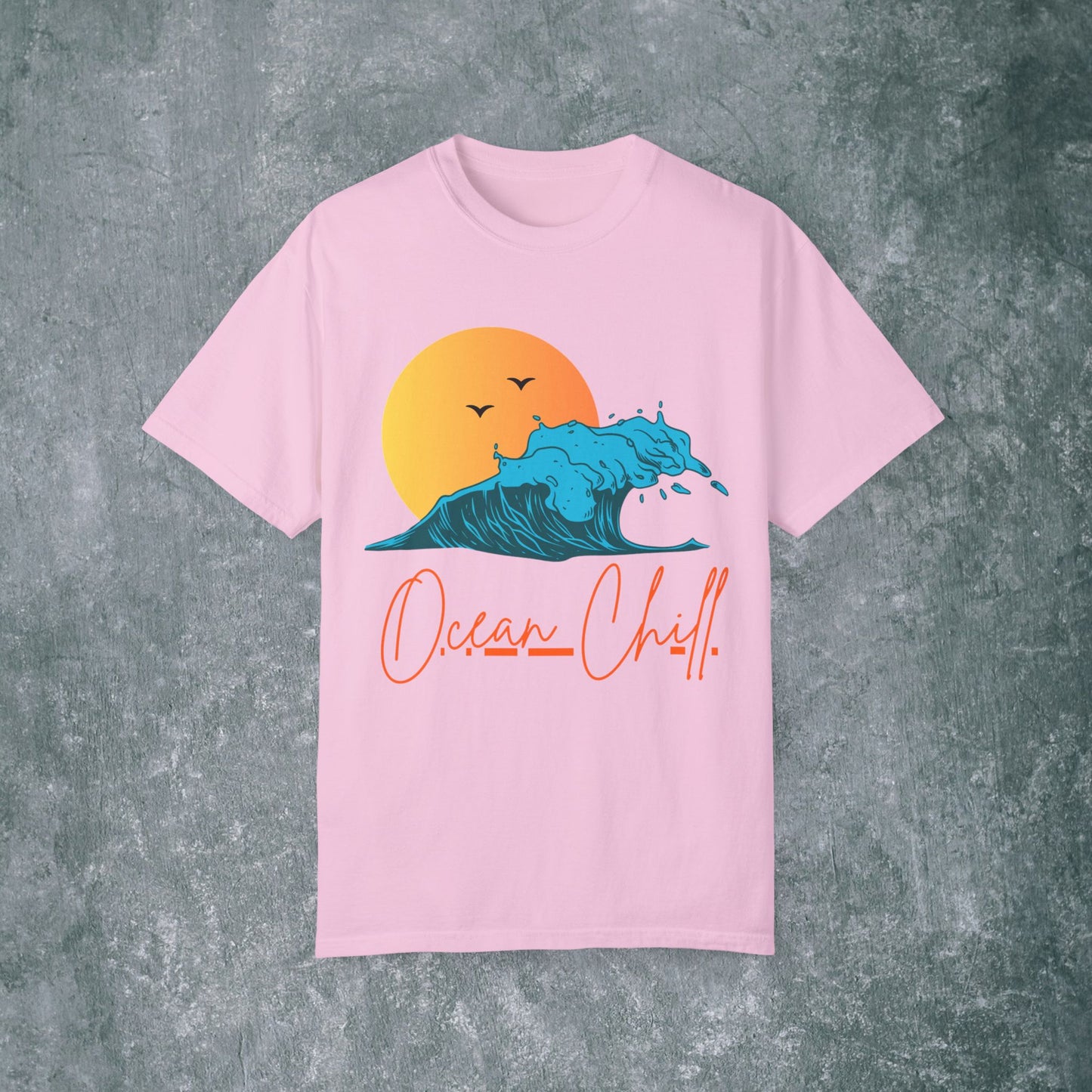 Ocean Chill Unisex Garment-Dyed T-shirt - Perfect Summer Vibe