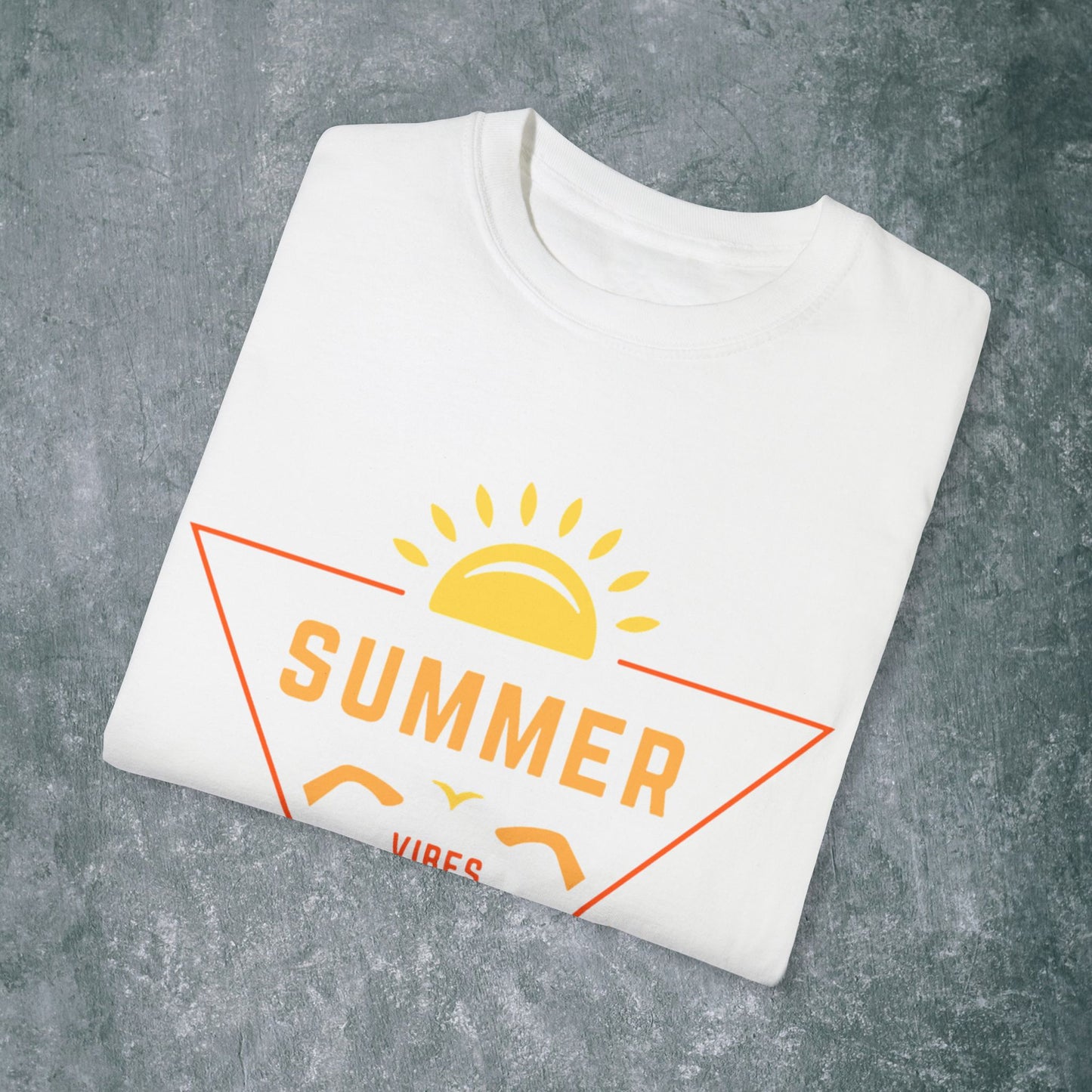 Summer Vibes Unisex Garment-Dyed T-Shirt