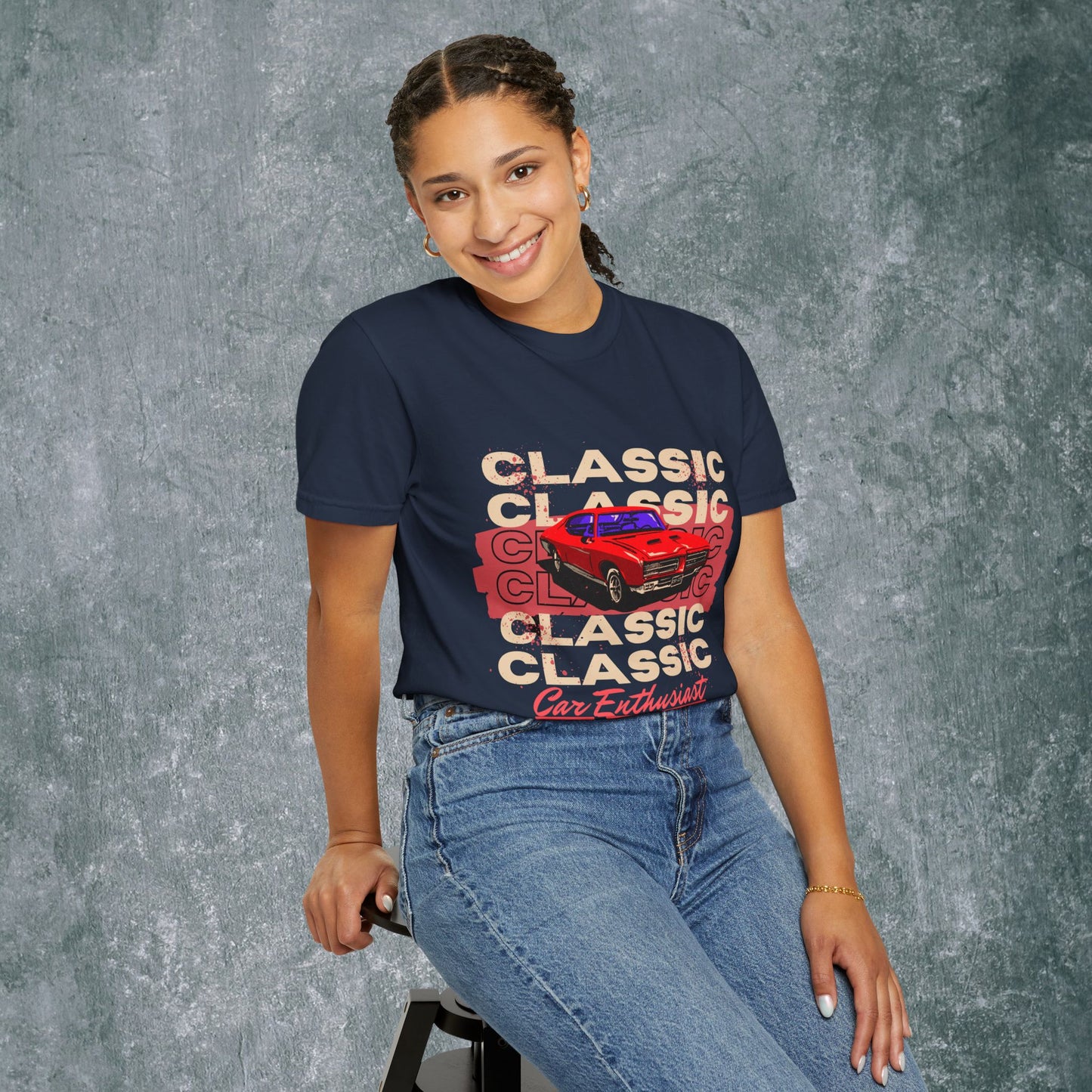 Classic Car Enthusiast Unisex Garment-Dyed T-Shirt