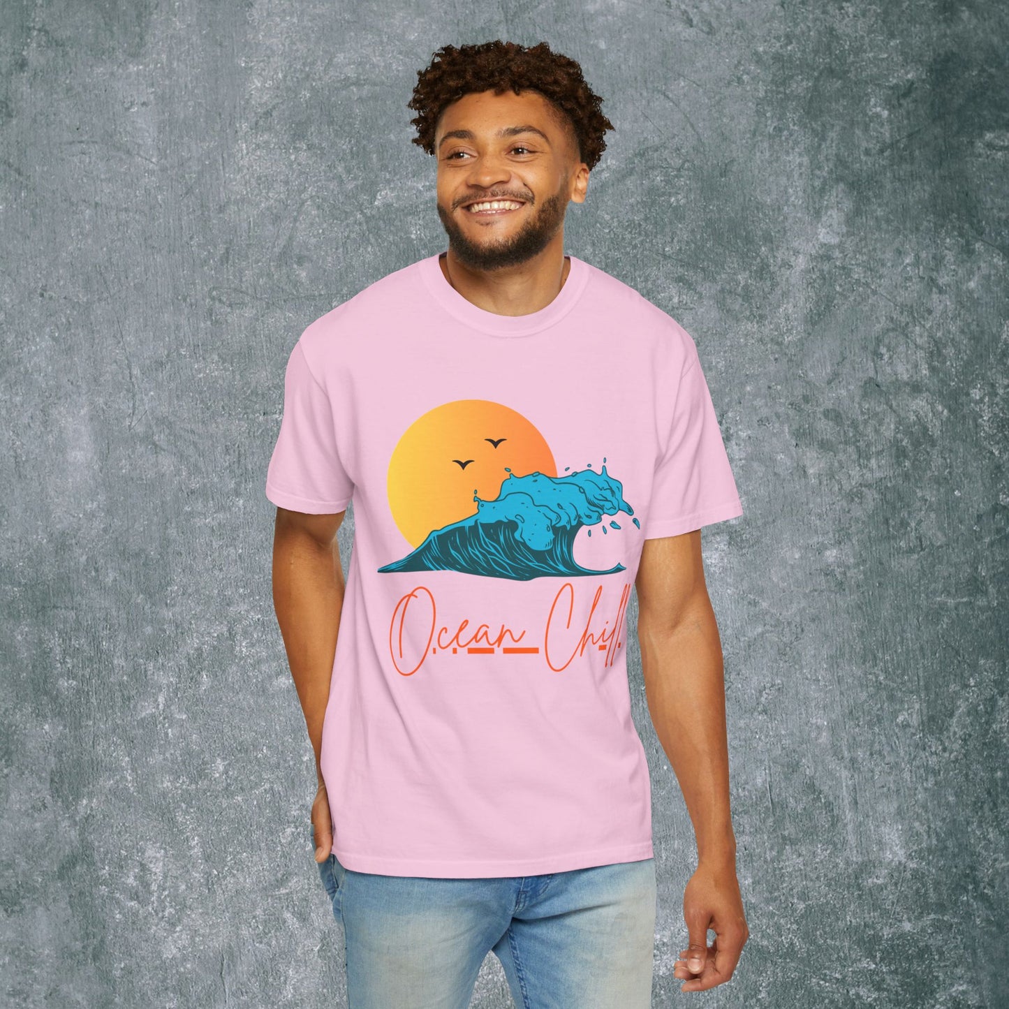 Ocean Chill Unisex Garment-Dyed T-shirt - Perfect Summer Vibe