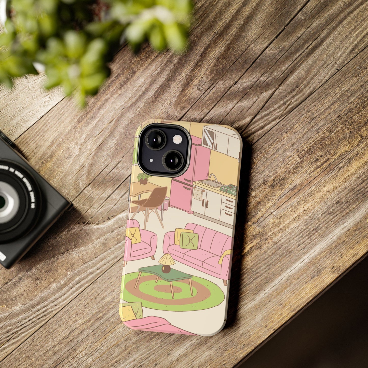 Cozy Home Vibes Tough Phone Case | Fun Living Room Design