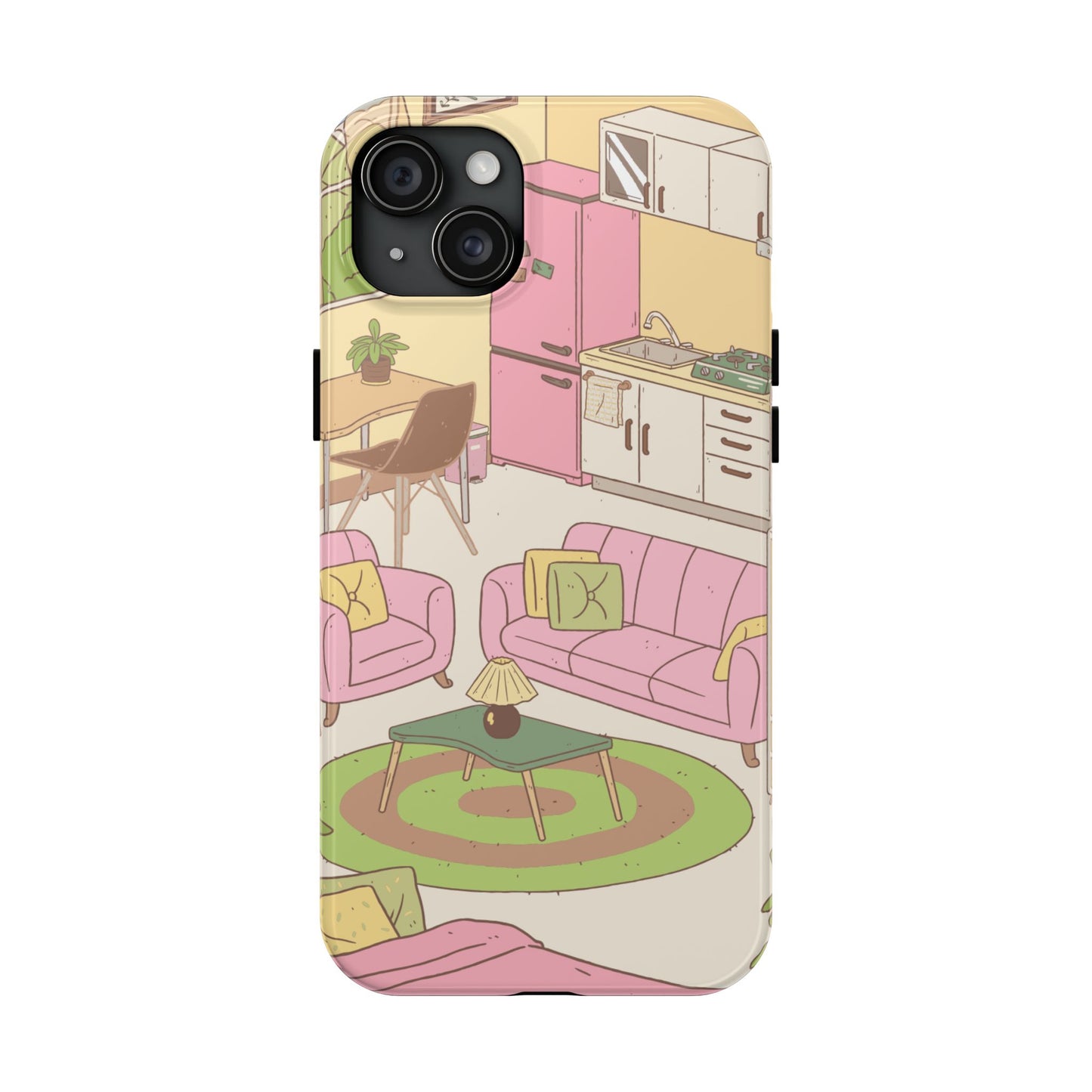 Cozy Home Vibes Tough Phone Case | Fun Living Room Design