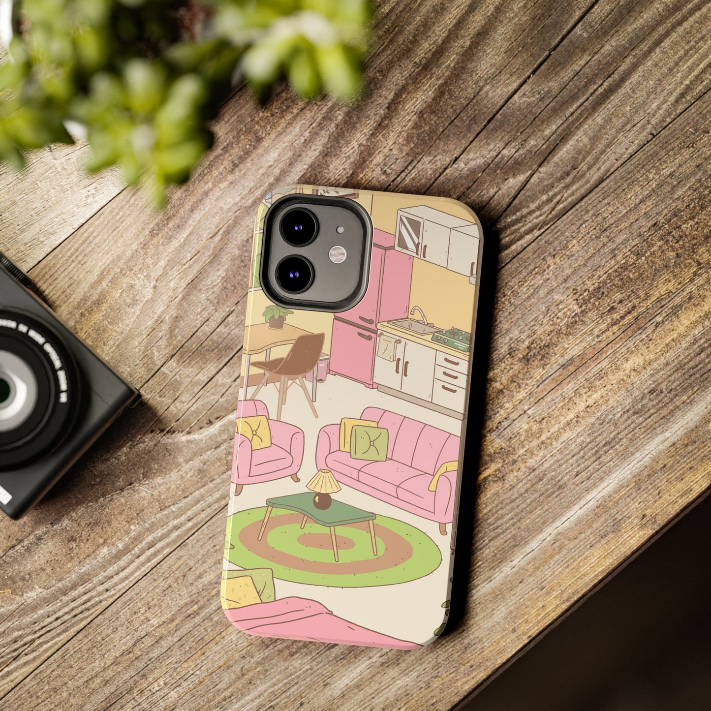 Cozy Home Vibes Tough Phone Case | Fun Living Room Design