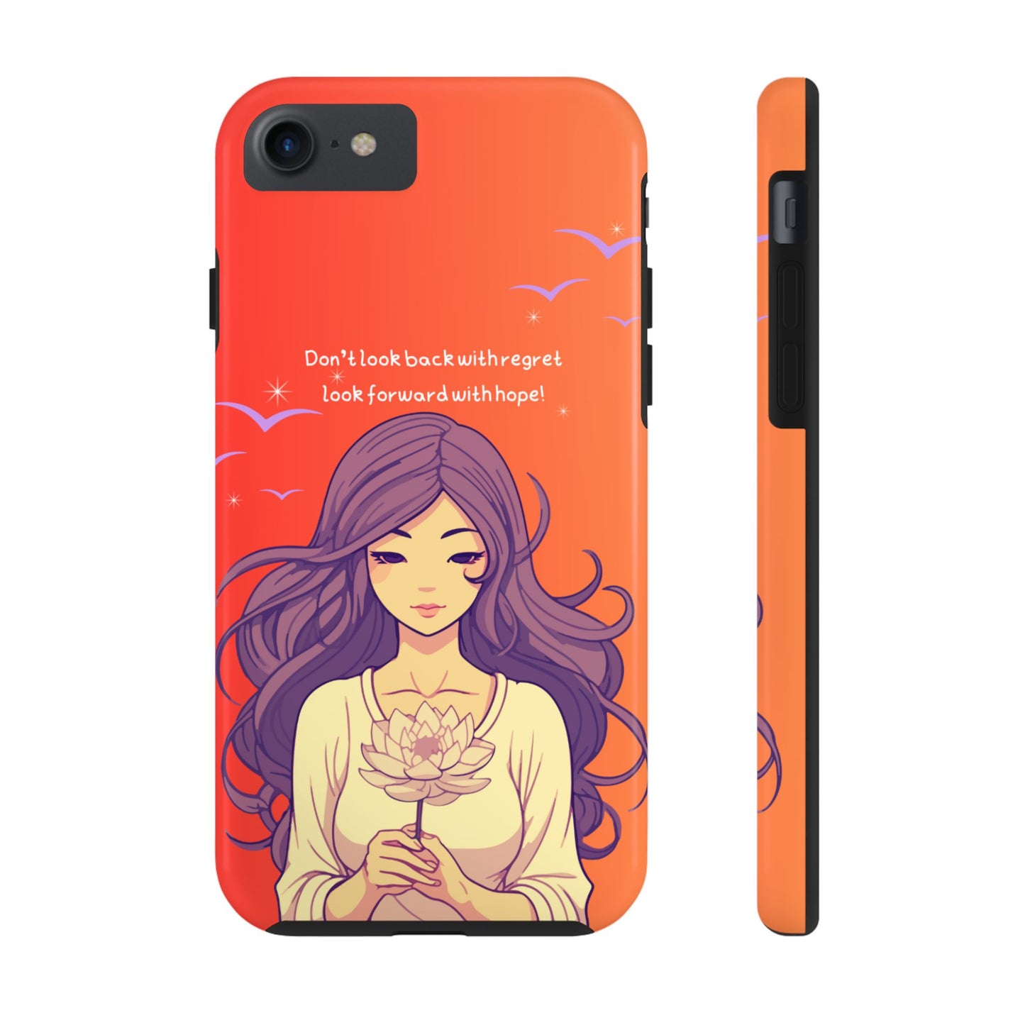 Inspirational Tough Phone Case - 'Look Forward with Hope' Design