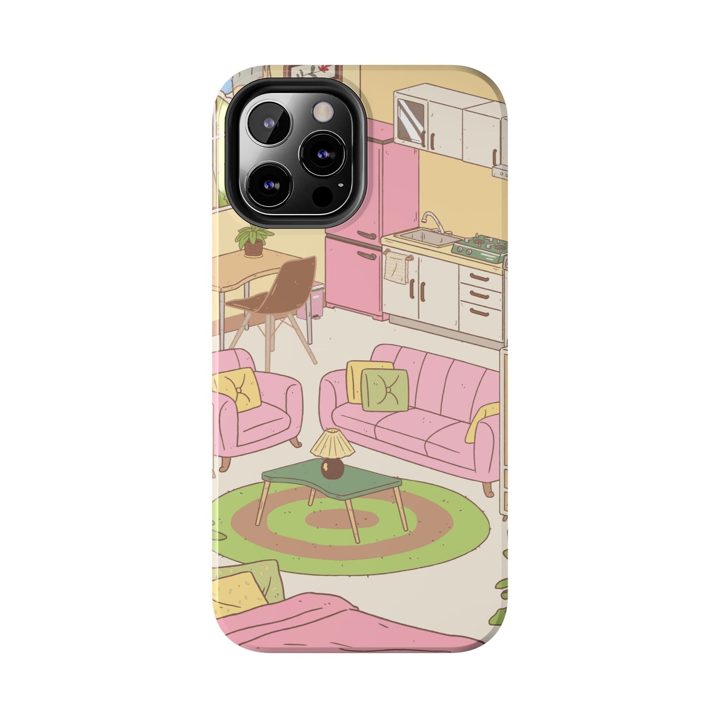 Cozy Home Vibes Tough Phone Case | Fun Living Room Design