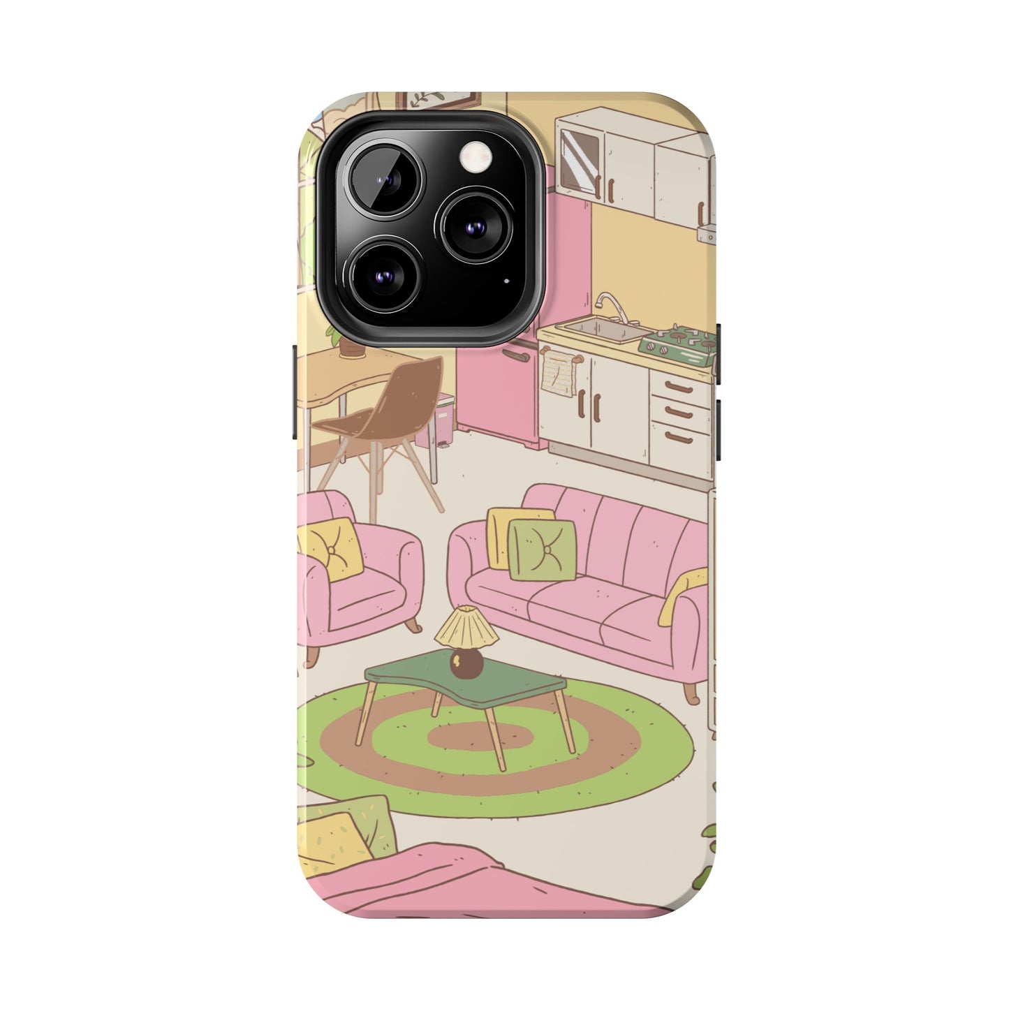 Cozy Home Vibes Tough Phone Case | Fun Living Room Design