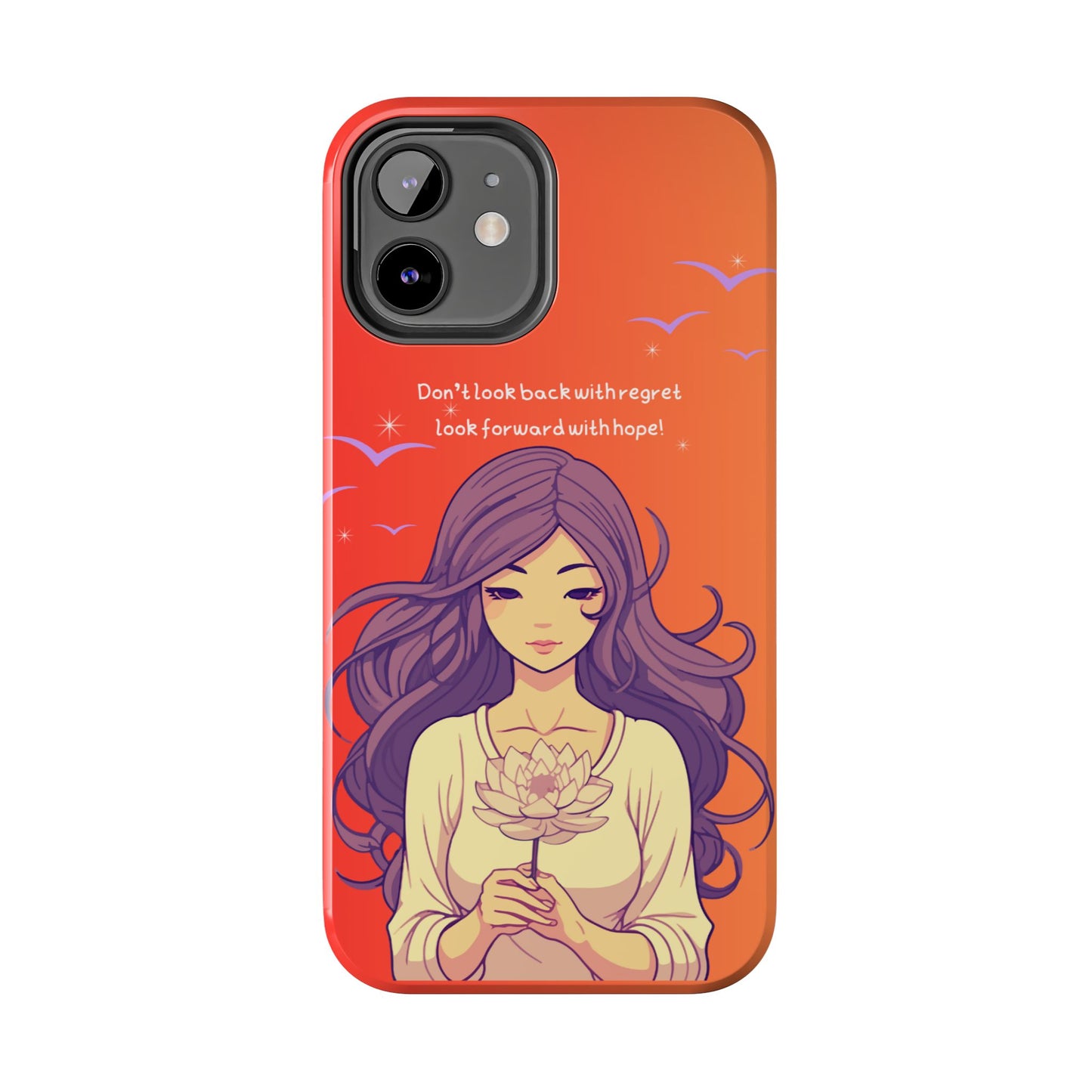 Inspirational Tough Phone Case - 'Look Forward with Hope' Design
