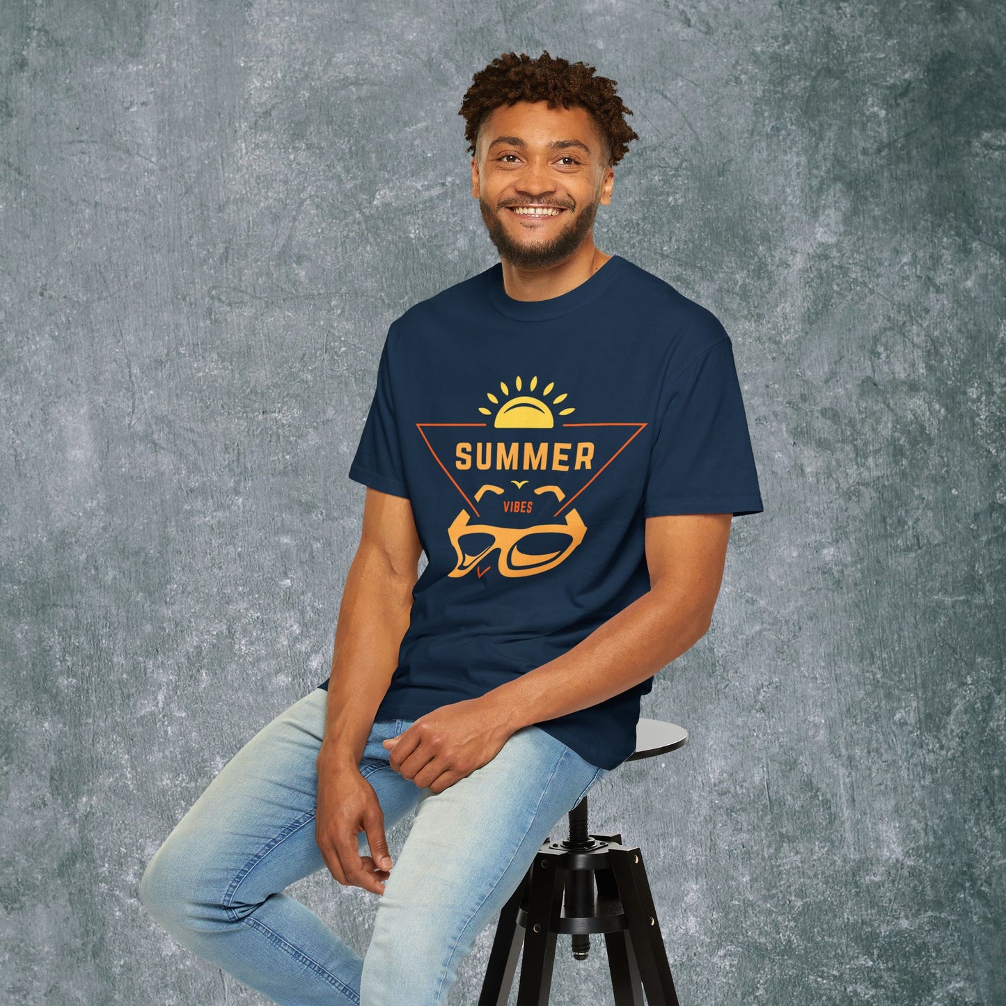 Summer Vibes Unisex Garment-Dyed T-Shirt