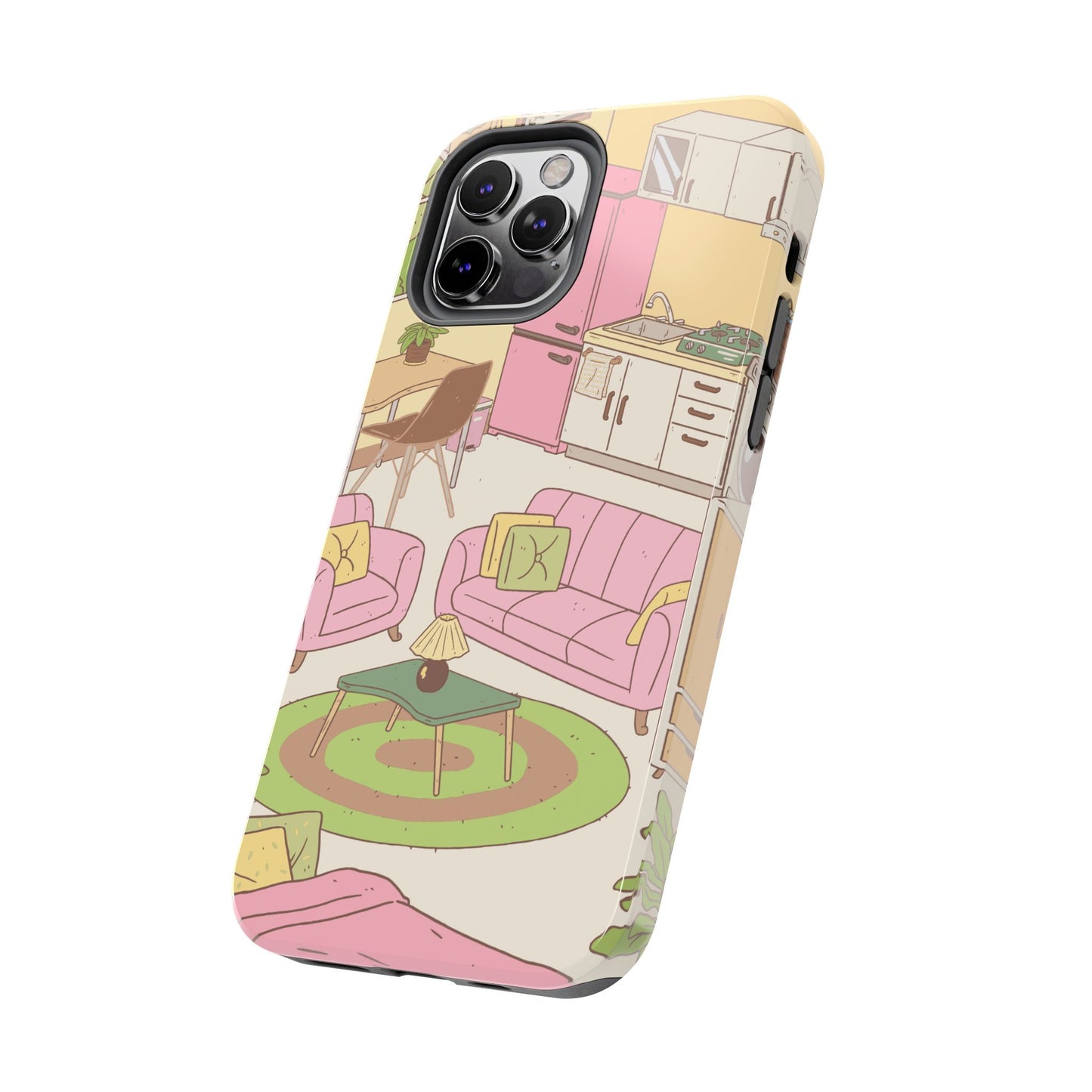Cozy Home Vibes Tough Phone Case | Fun Living Room Design
