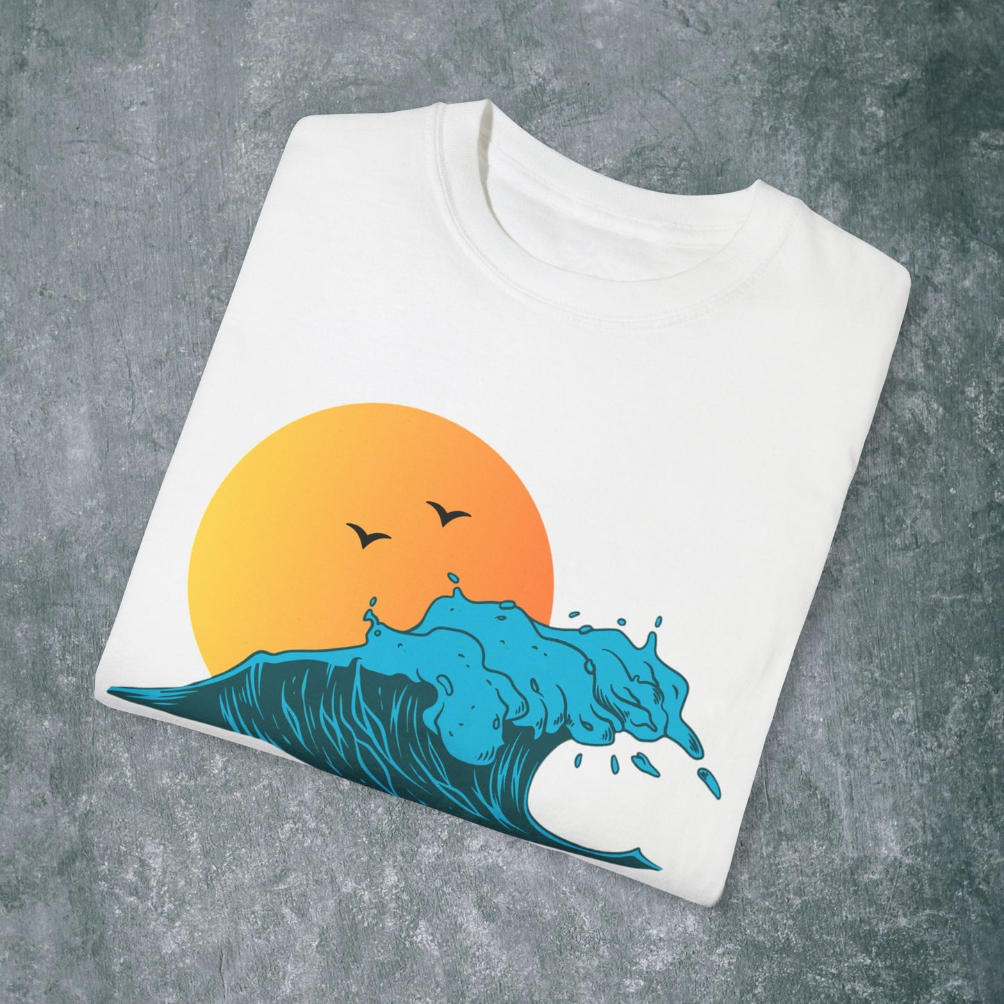 Ocean Chill Unisex Garment-Dyed T-shirt - Perfect Summer Vibe
