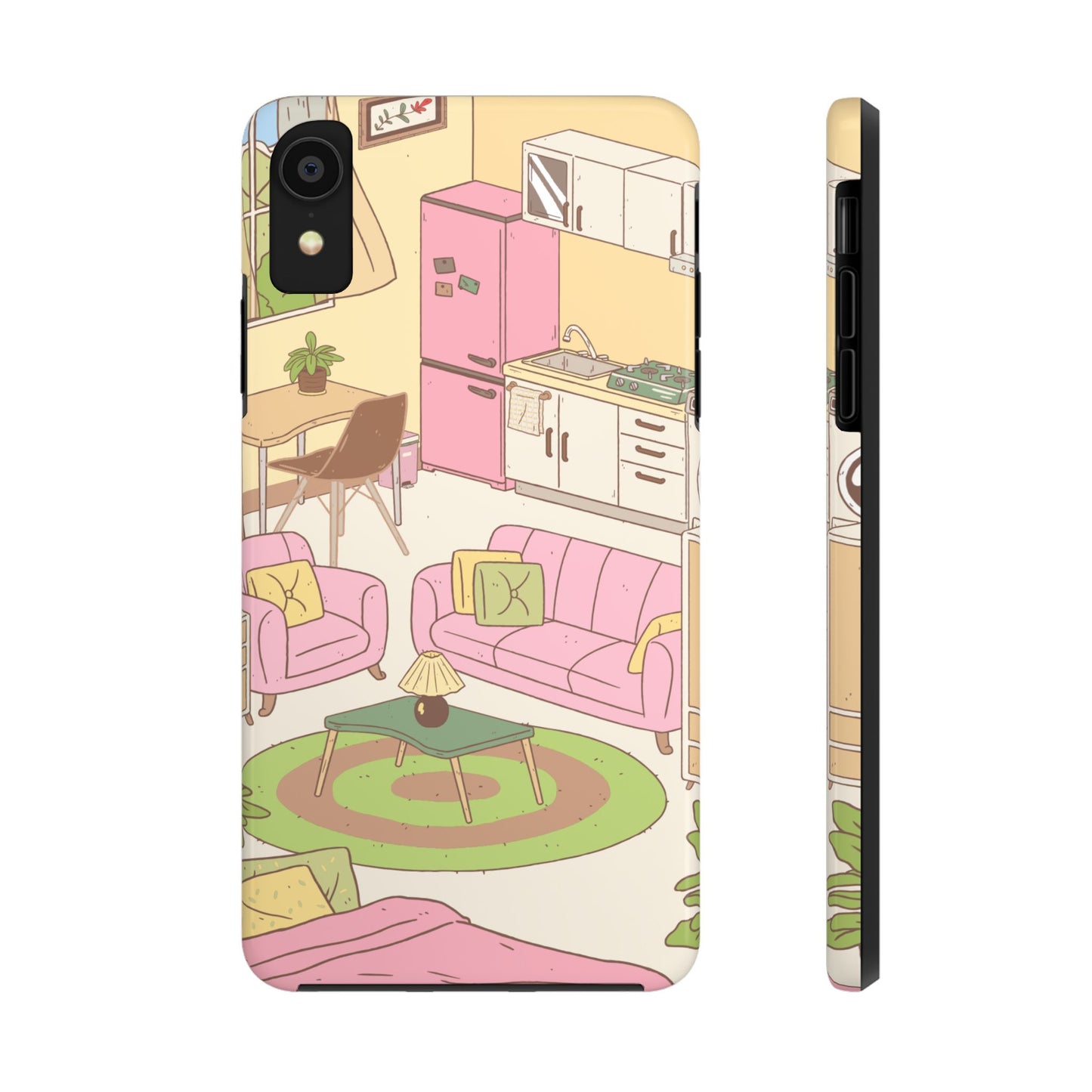 Cozy Home Vibes Tough Phone Case | Fun Living Room Design