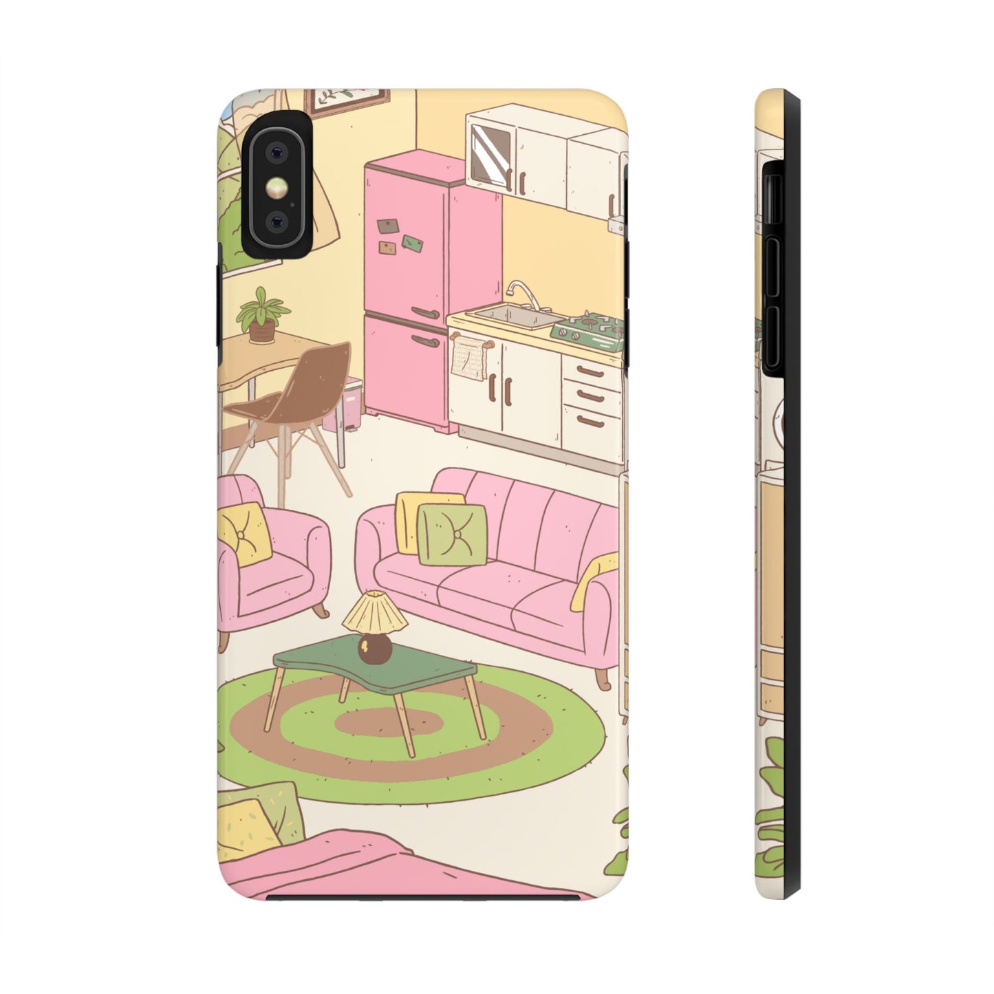 Cozy Home Vibes Tough Phone Case | Fun Living Room Design
