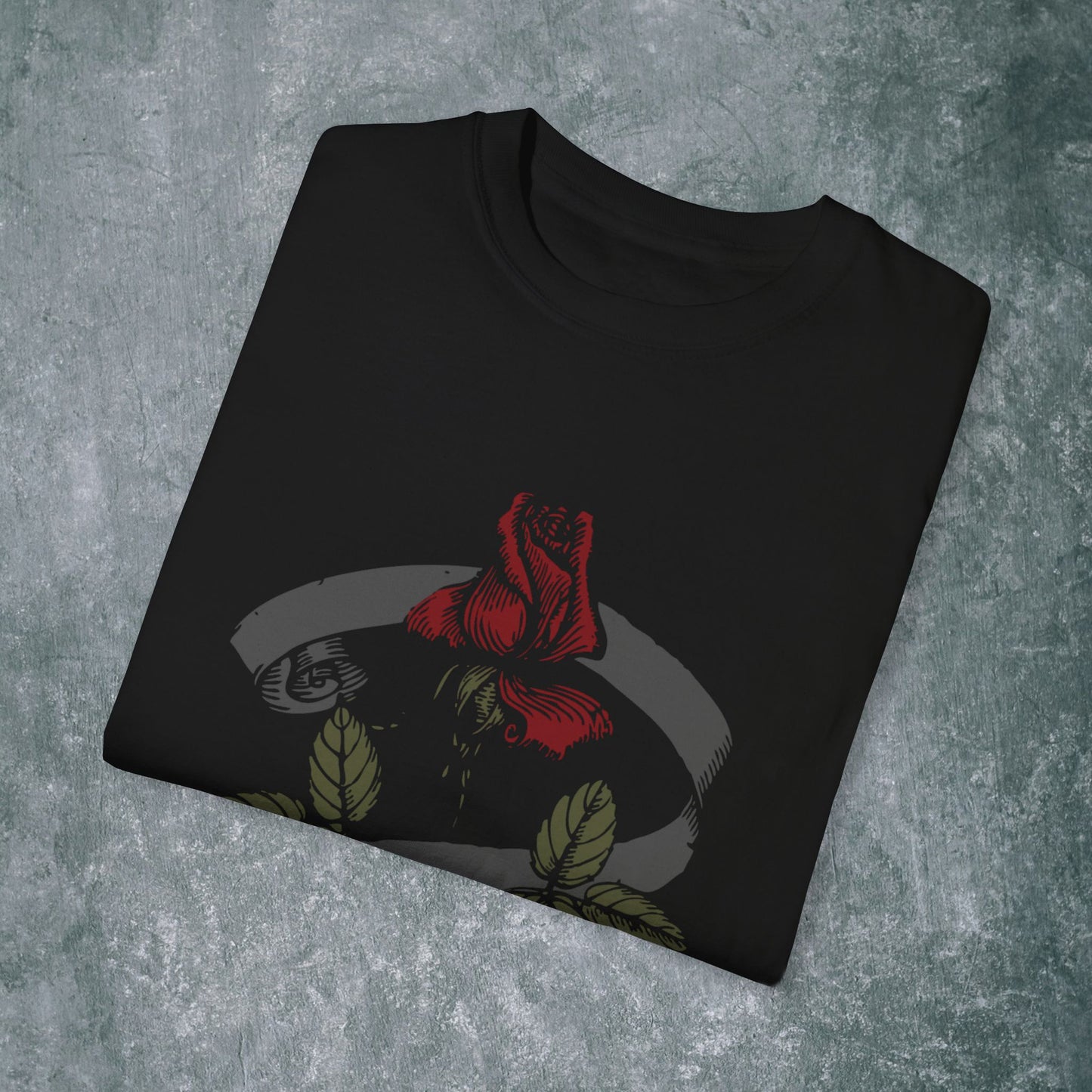 Floral Rose T-shirt - Vintage Vibes for Nature Lovers