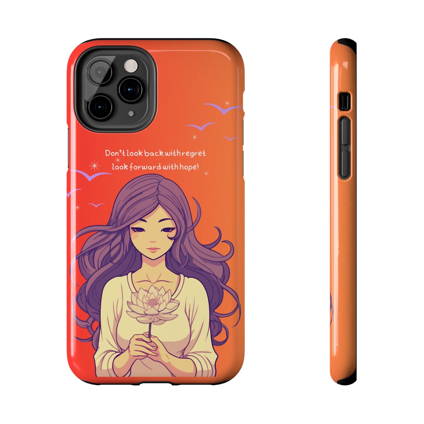 Inspirational Tough Phone Case - 'Look Forward with Hope' Design