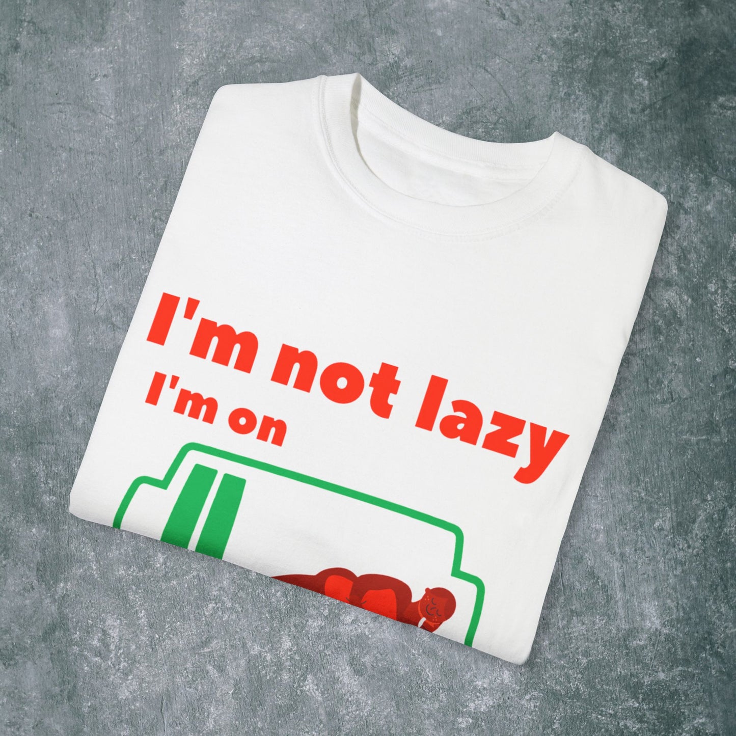 Unisex Energy-Saving Mode T-Shirt - Perfect for Lazy Days!