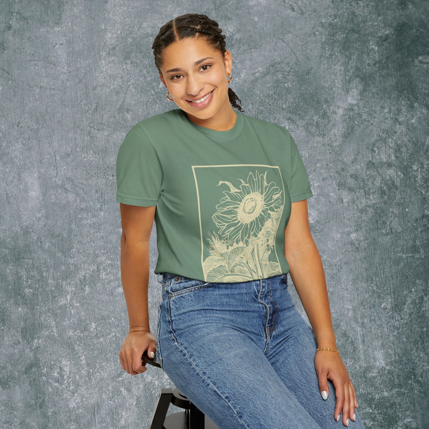 Homeland Floral Unisex Garment-Dyed T-Shirt