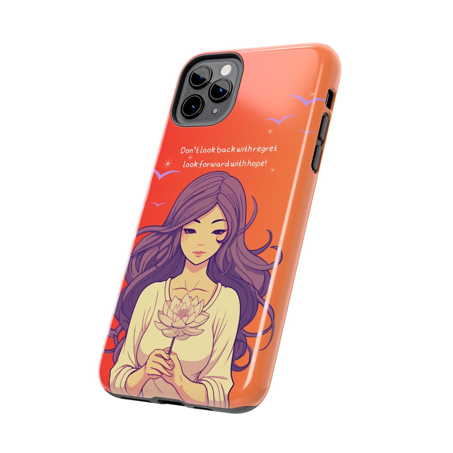 Inspirational Tough Phone Case - 'Look Forward with Hope' Design