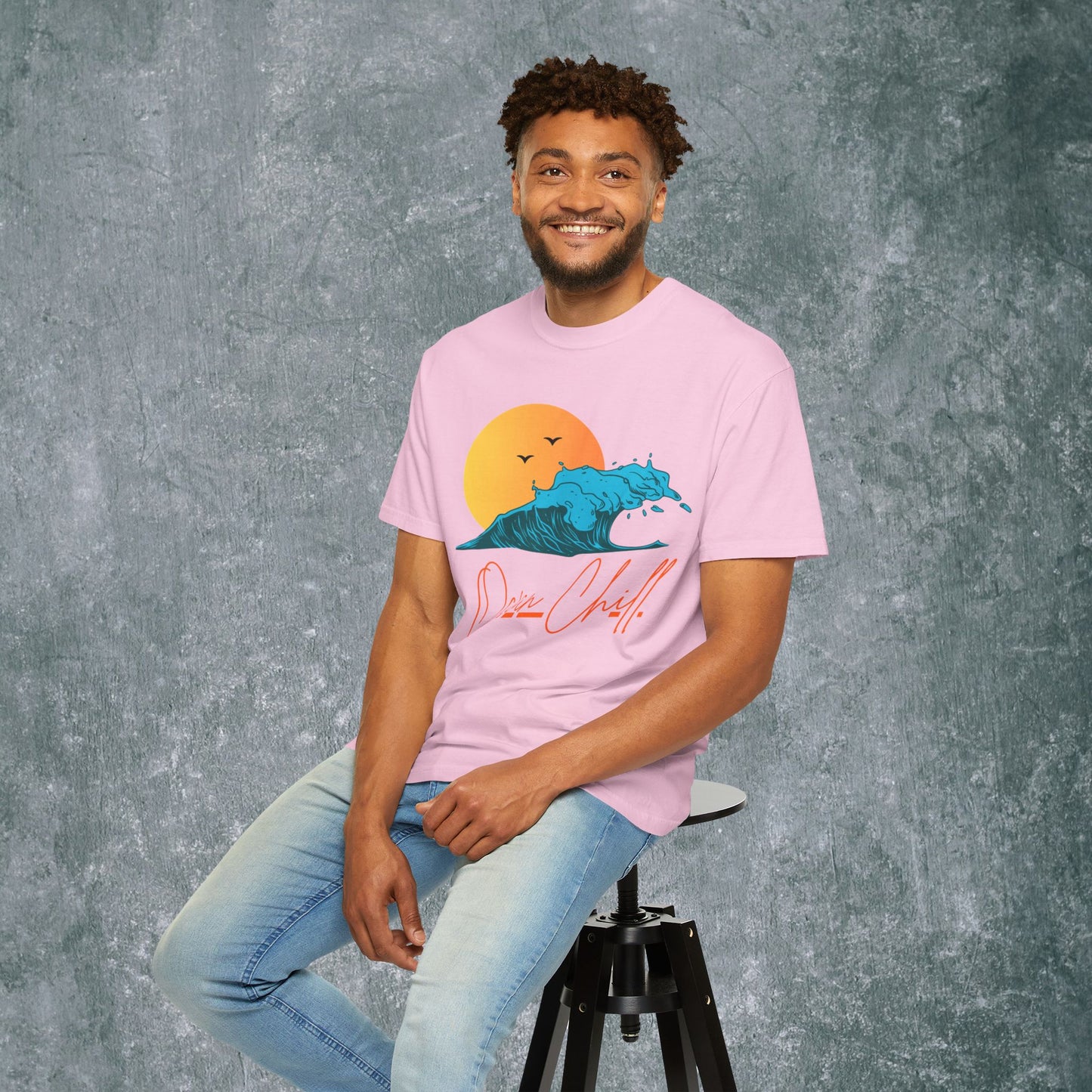 Ocean Chill Unisex Garment-Dyed T-shirt - Perfect Summer Vibe
