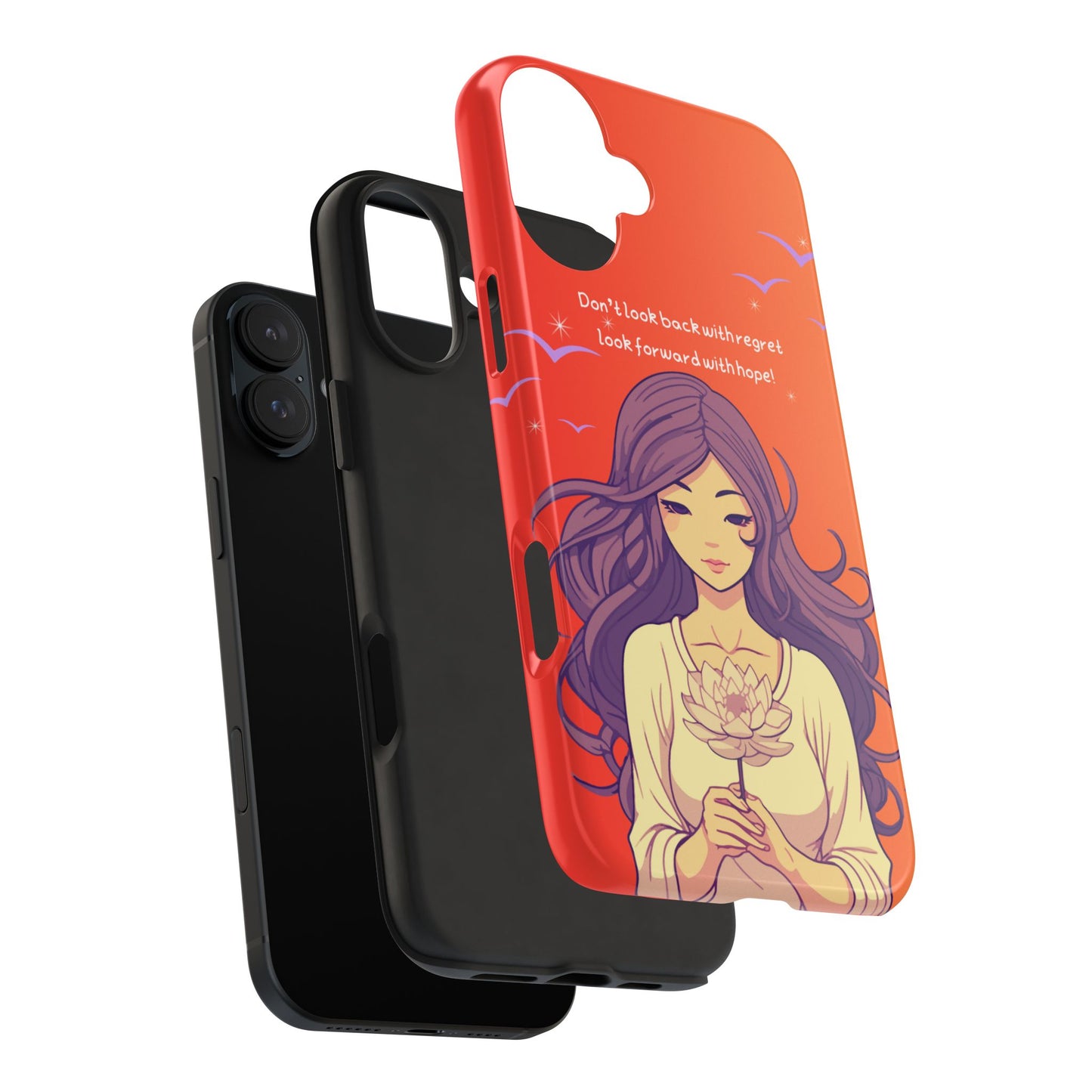 Inspirational Tough Phone Case - 'Look Forward with Hope' Design