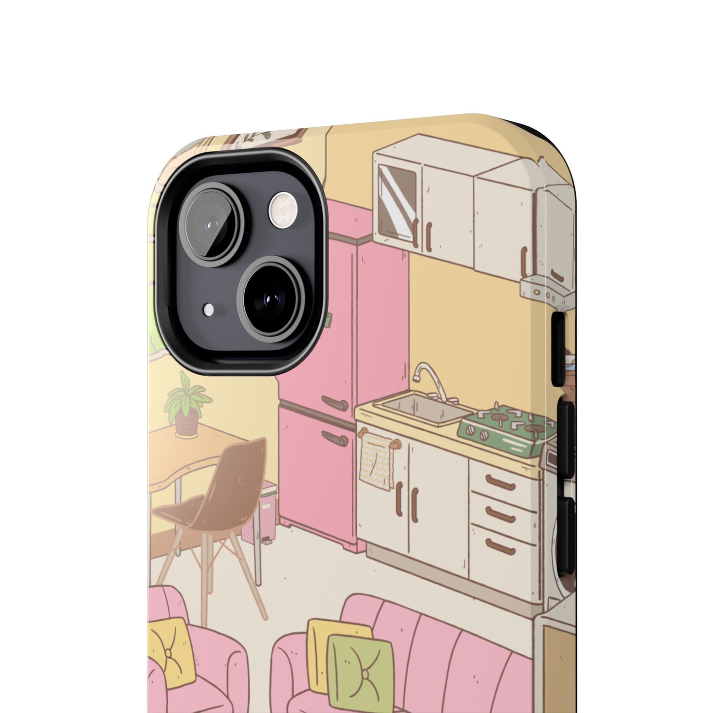 Cozy Home Vibes Tough Phone Case | Fun Living Room Design