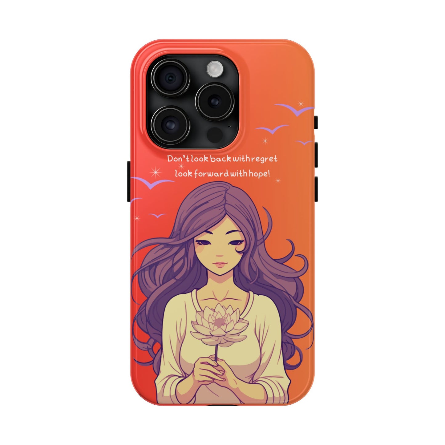 Inspirational Tough Phone Case - 'Look Forward with Hope' Design